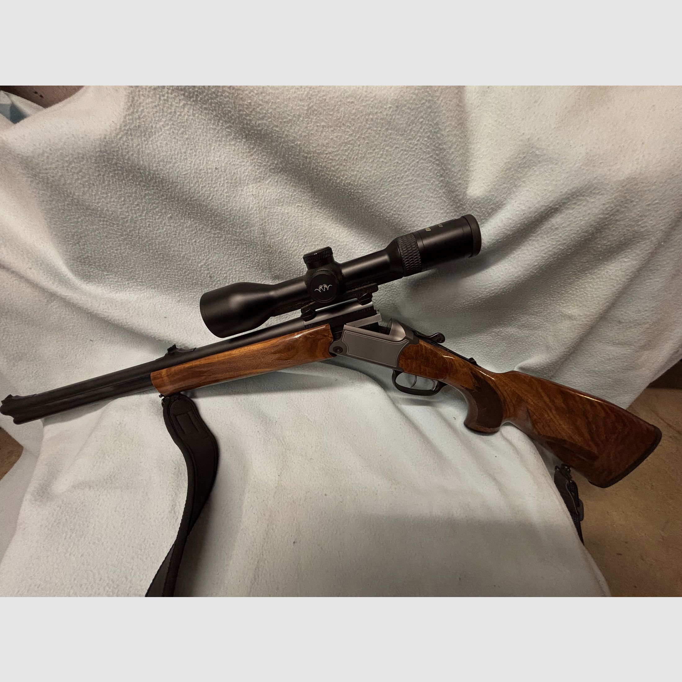 Blaser B95 6,5x55 12/76 con Blaser B2 ,5x15x56IC e montaggio a sella