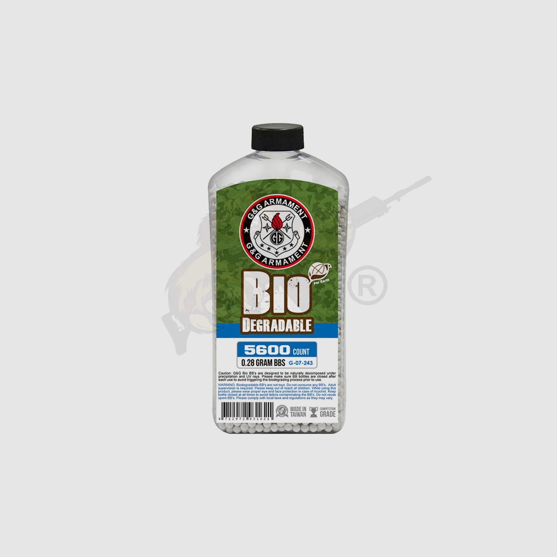 G&G Bio Precision Airsoft 0.28g (5.600 Stück) diameter 5,95mm - Desert