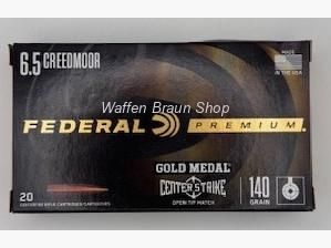 Federal 6,5mm Creedmoor 140gr, Opten Tip Match