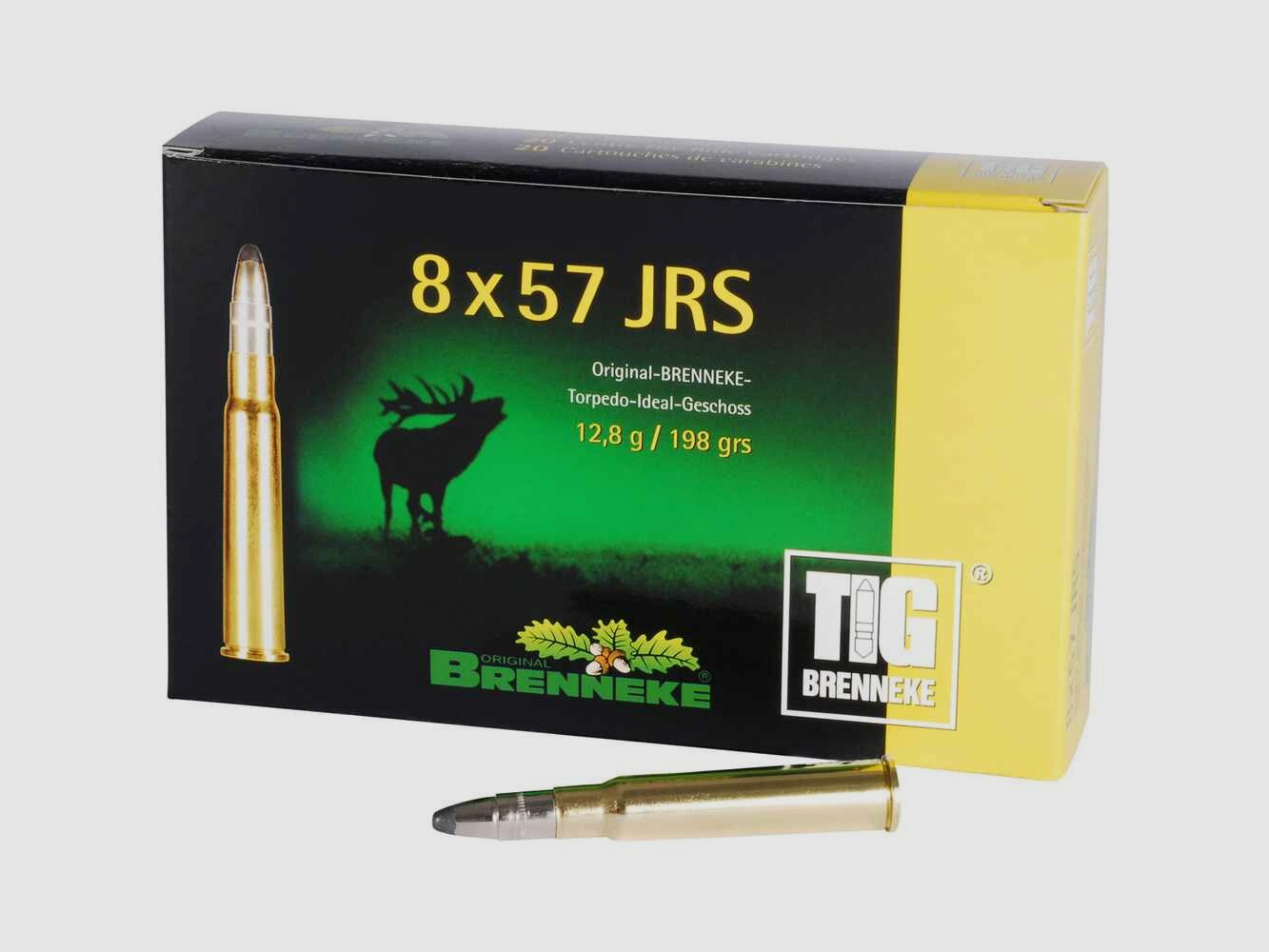 8x57 IRS TIG 12,8g/198grs. Brenneke