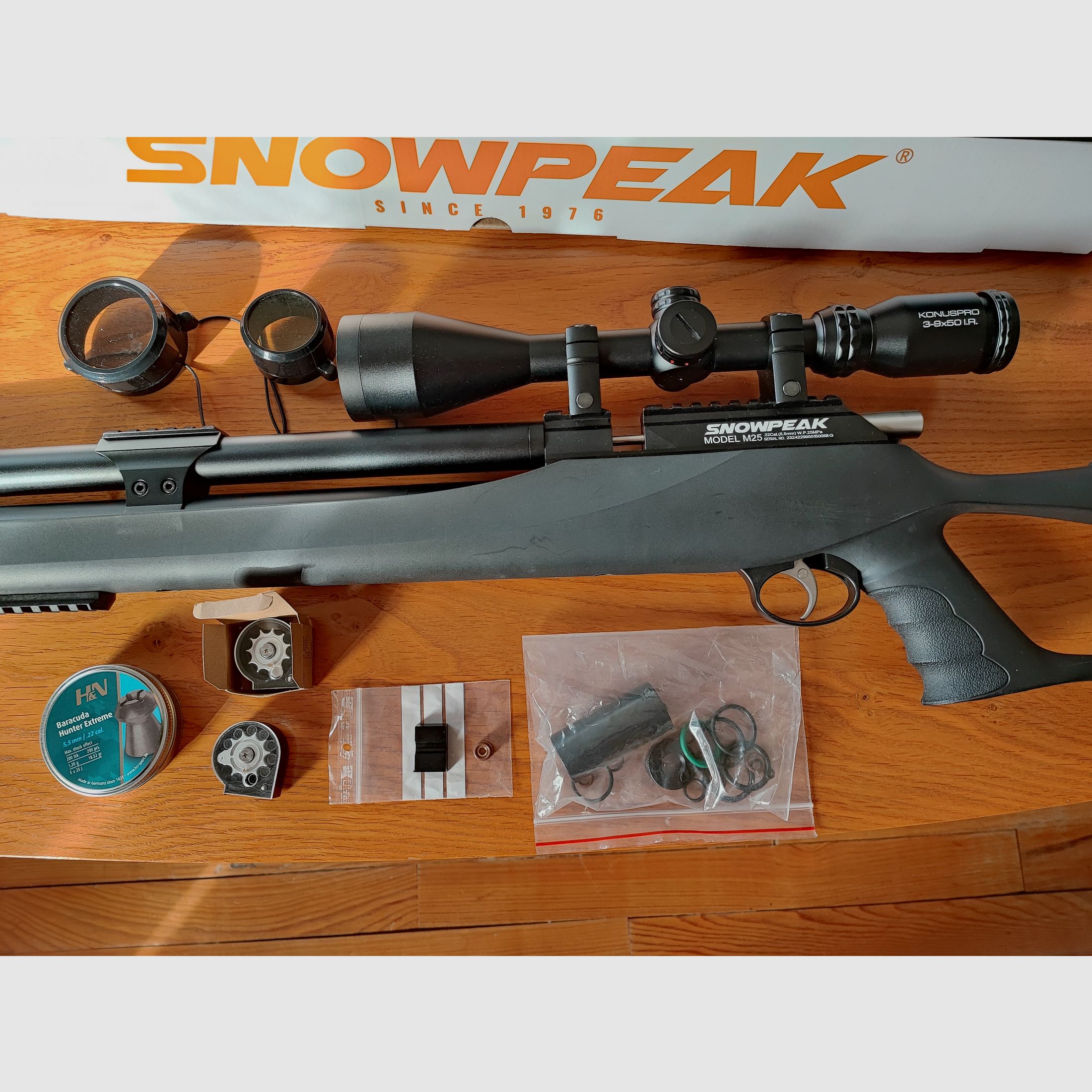 Carabine Snowpeak M25 PCP 19,9 Joule Kal. 5,5mm