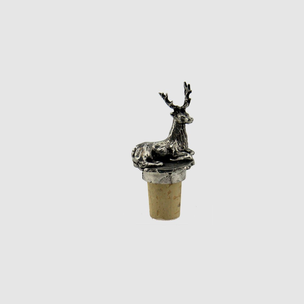 Lovergreen Accessoires Motiv ruhender Hirsch Weinflaschenkorken