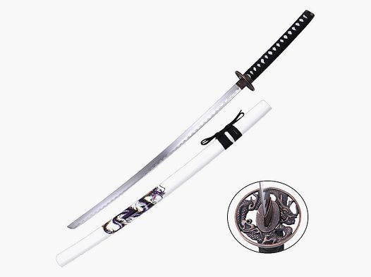 Katana Kami weiß mit Saya