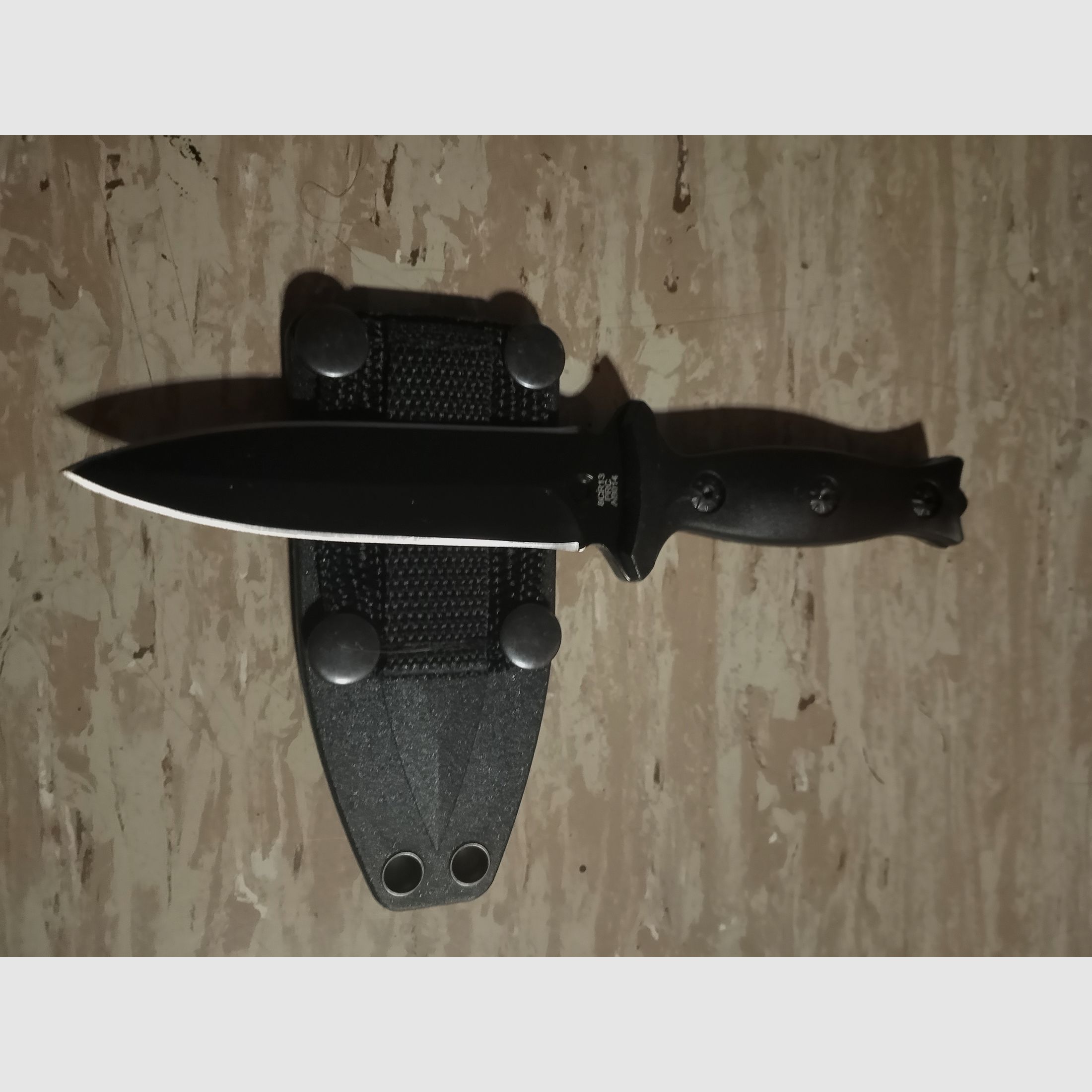 Nieuwe USMC mes Outdoor Knife Kampfmesser aan beide zijden scherp stabiel robuust uit verzameling