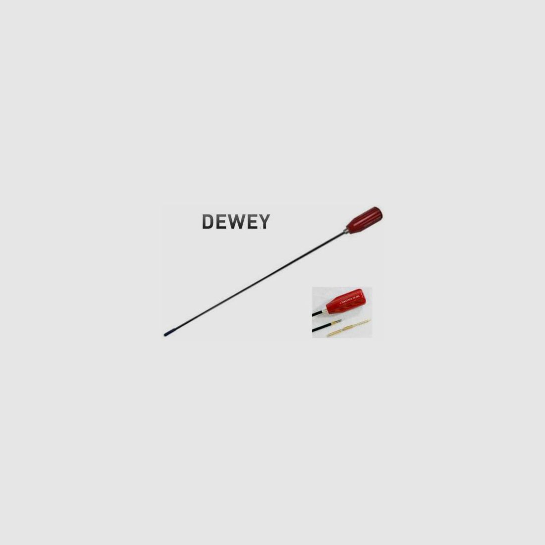 DEWEY Rute 90 cm 5,30 mm einteilig 22C-36 Gewinde M5 und 8/32