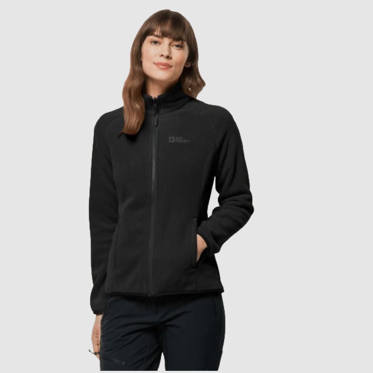 JACK WOLFSKIN Moonrise Full Zip W Black