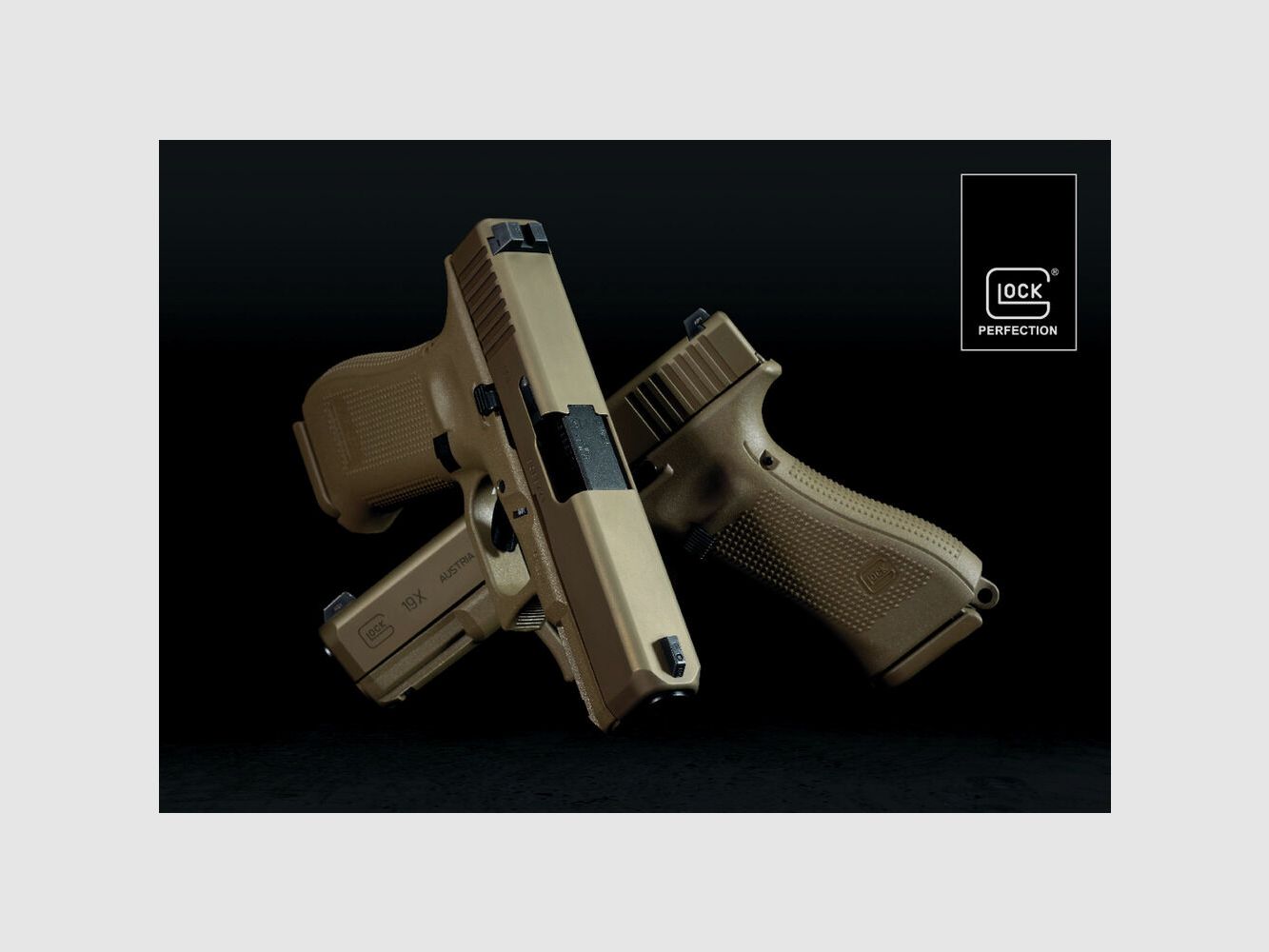 Glock GLOCK PISTOLET G19X CROSSOVER 9MM LUGER 4"/10,2CM COYOTE, image 2 sur 2