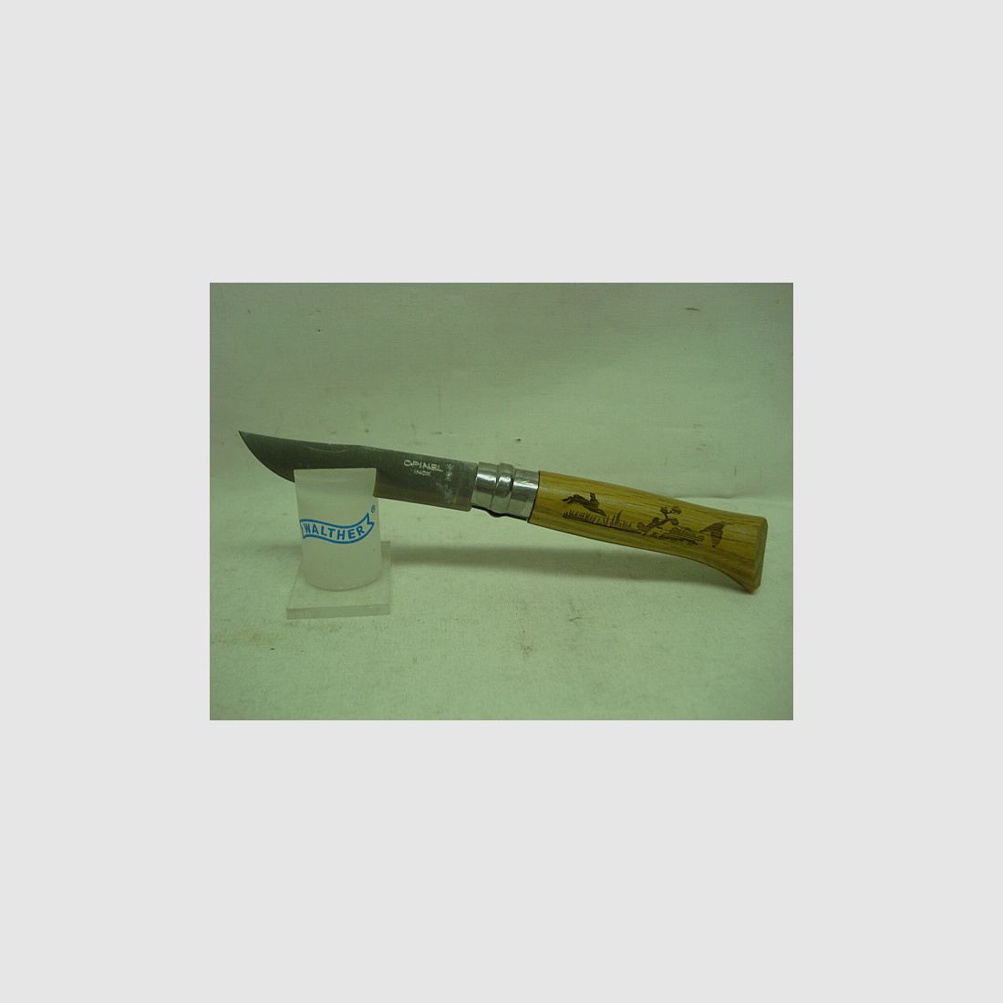 Messer No 08 - geschnitztes Hasenmotiv