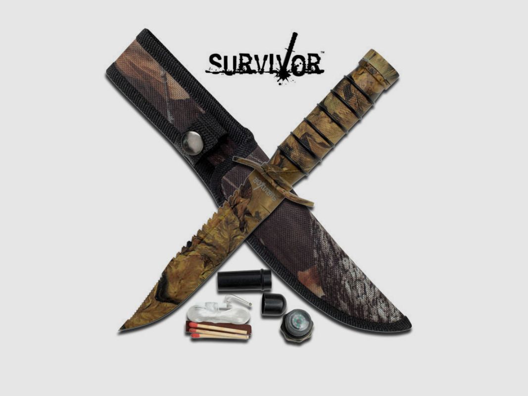 SURVIVOR SURVIVAL CAMO MESSER