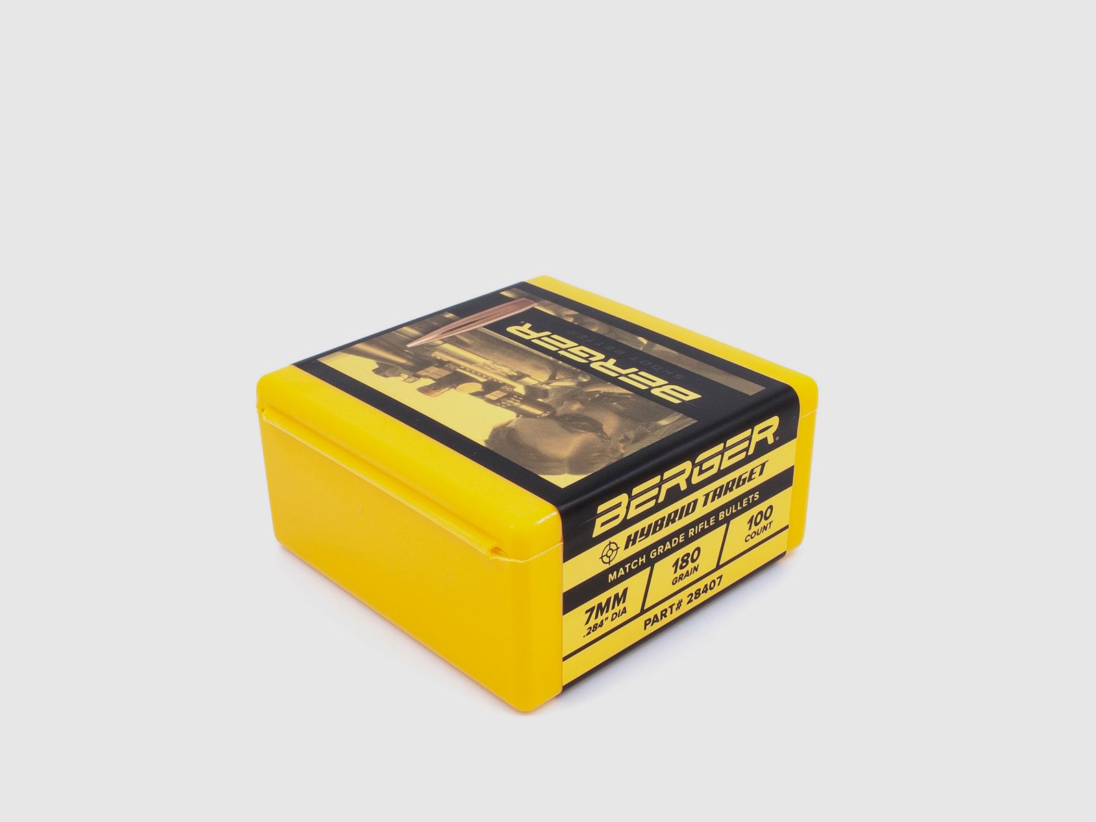 Berger Geschoss 7mm/.284 Hybrid Target 180GR 100 Stück