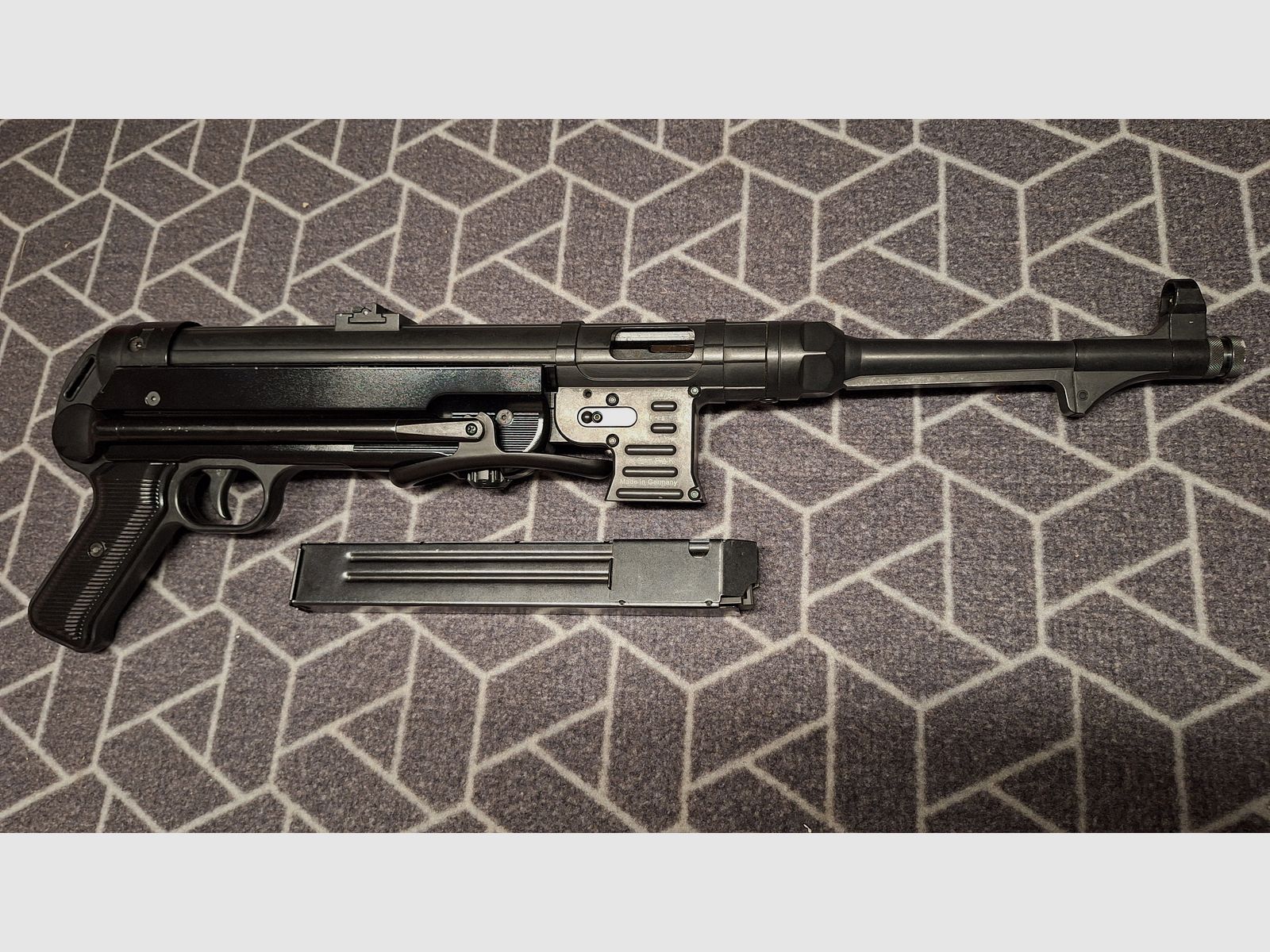 MP40 G.S.G. Pistola ametralladora de fogueo 9 mm P.A.K.