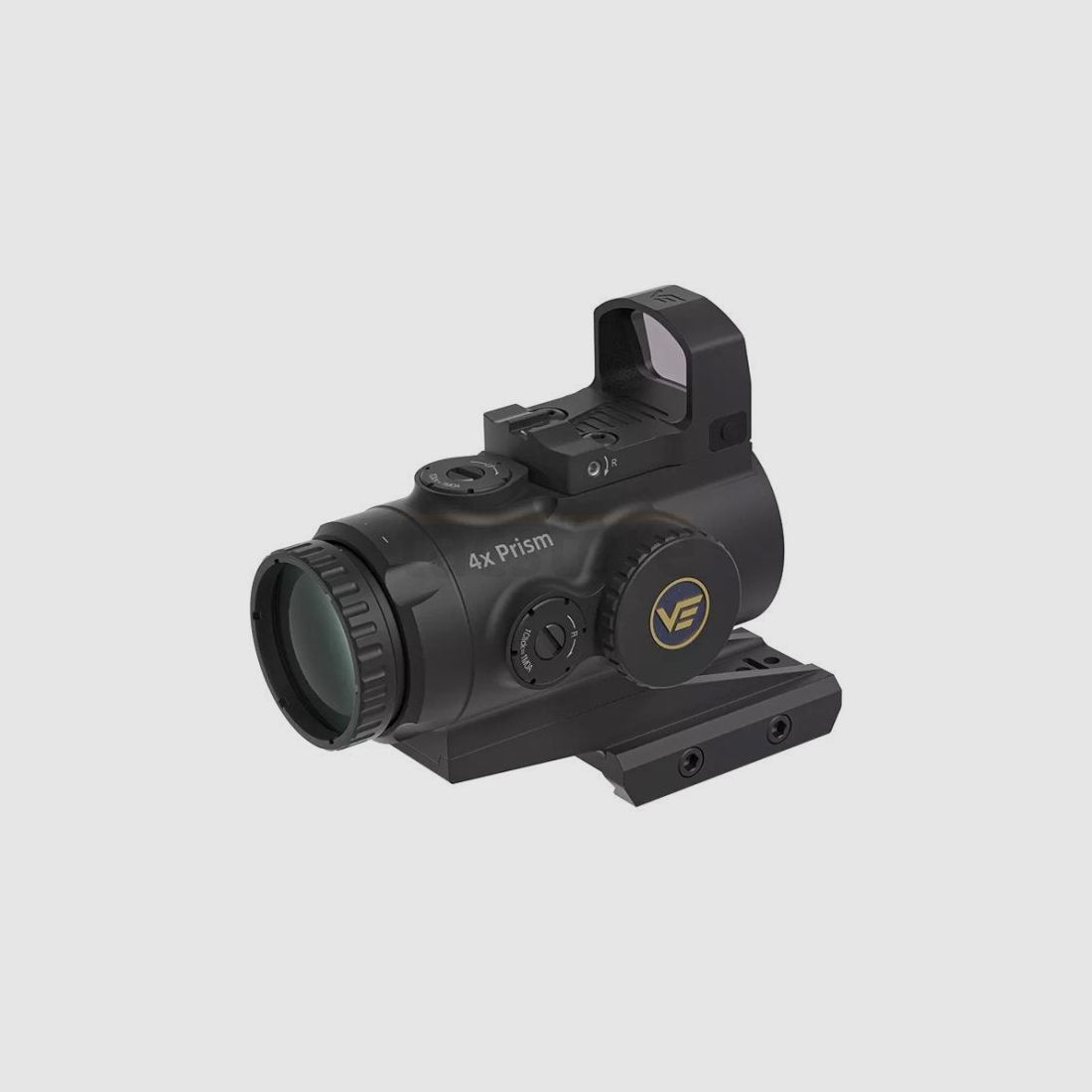 Vector Optics Paragon 4x24 Mini Prism Scope & Frenzy 1x17x24 Green Dot Kit - Black, Bild 3 von 8