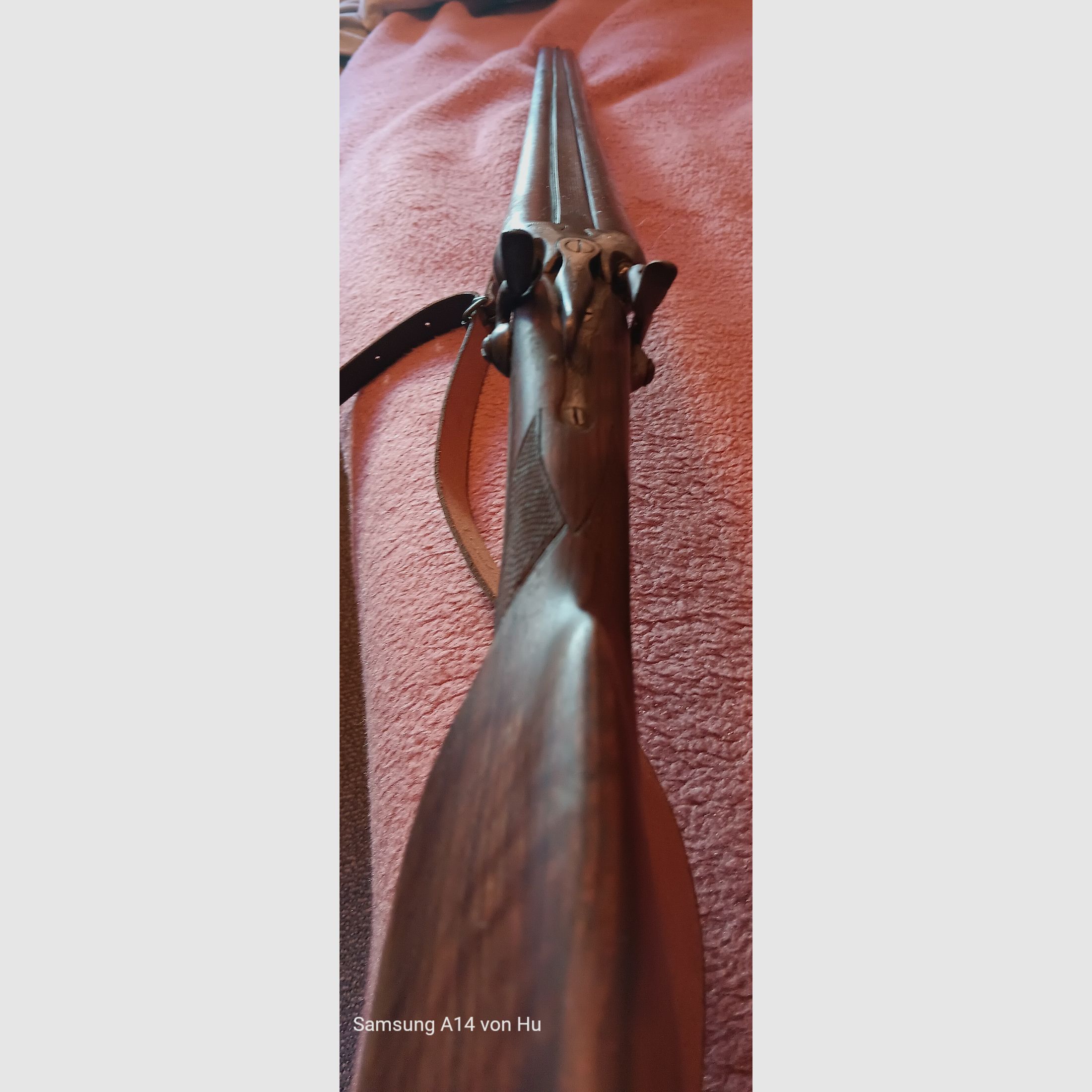 Kaliber 12/70 Damast Schrotzwilling