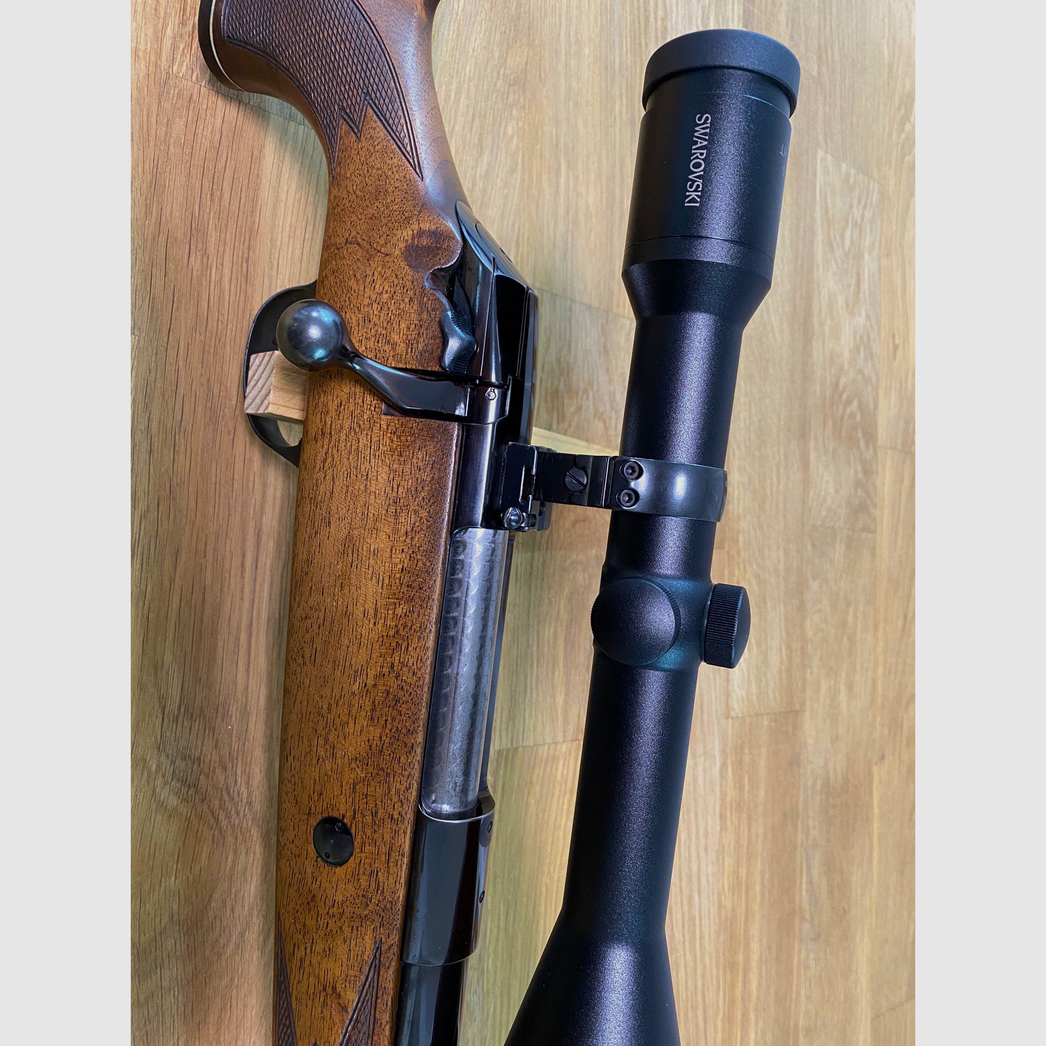 Voere Titan II bolt-action rifle caliber 7x64 with Swarovski Habicht 8x56 scope