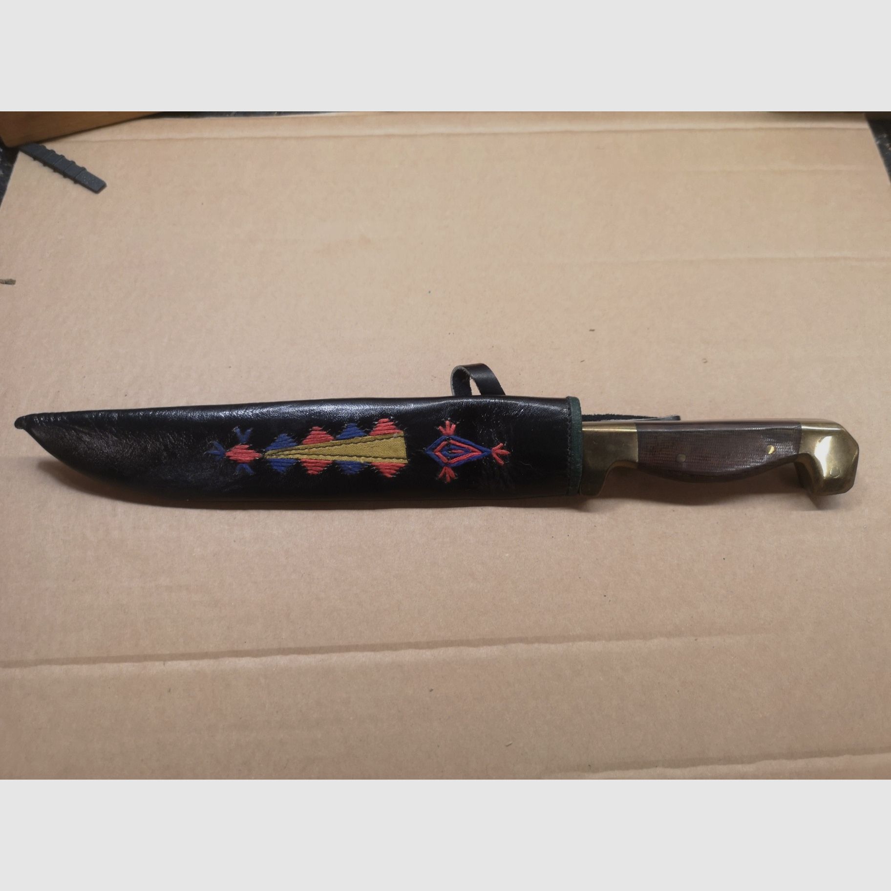 Jagdmesser sehr schwer Handarbeit aus Usbekistan