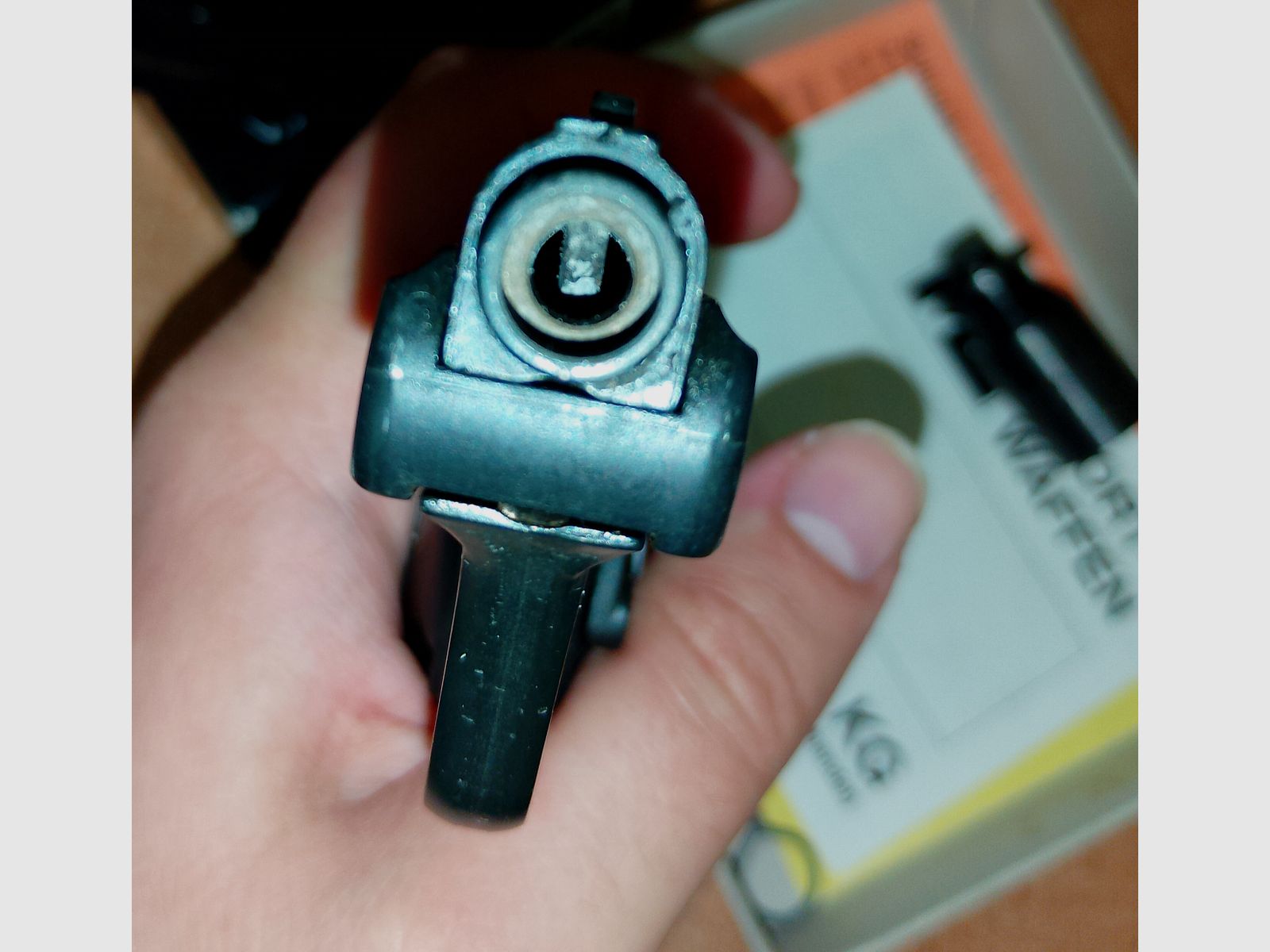Seltene ME 8 Detective 8mm Knall im PTB 100/2 mit Verpackung!