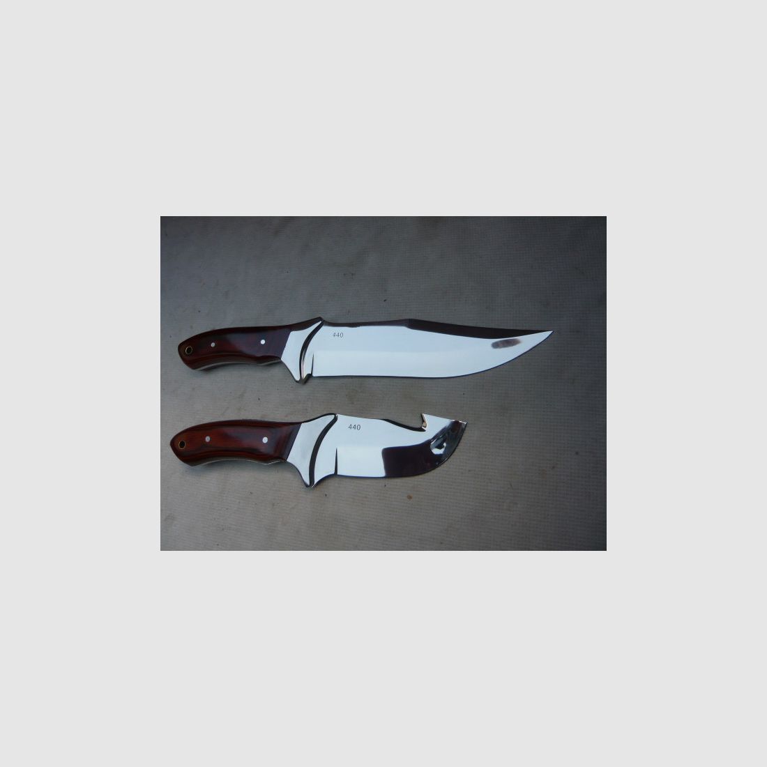 2 Orig. Martinez Albainox  Jagd-Sammlermesser Integral