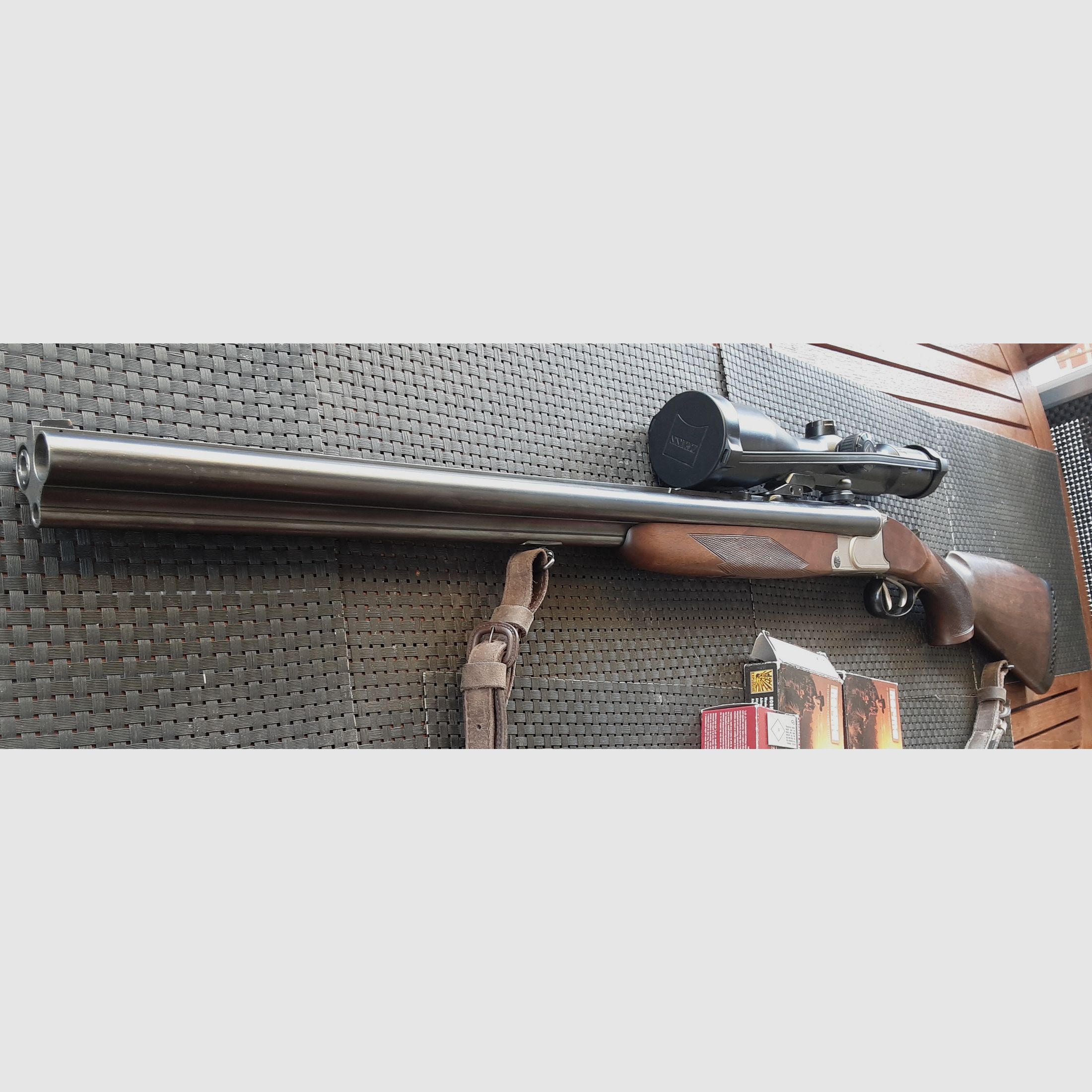 Drilling Krieghoff Plus 30.06, 12/70, 22 Hornet mit Zeiss Victory HT 3-12x56 TOP !