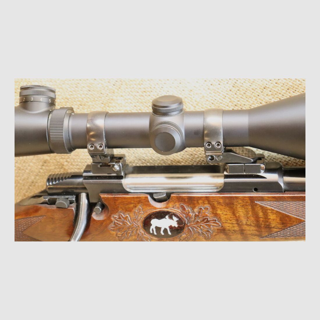 Kongsberg Lakelander Mod. 389 incl. Leupold richtkijker kaliber 9,3x62
