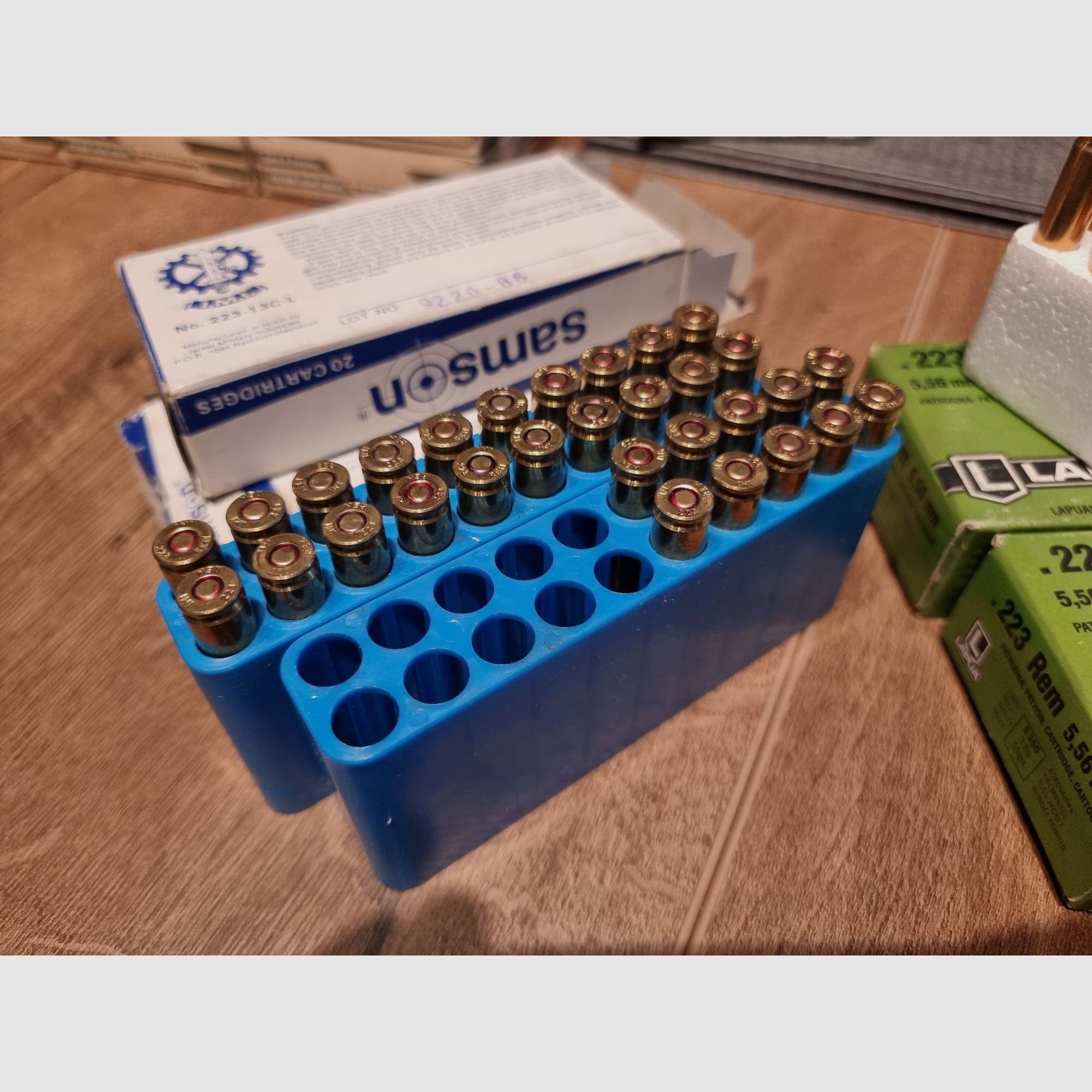 Munición .223 Remington 55gr FMJ - varios fabricantes - S&B Magtech IMI PMC PPU Lapua GGG Norma etc.