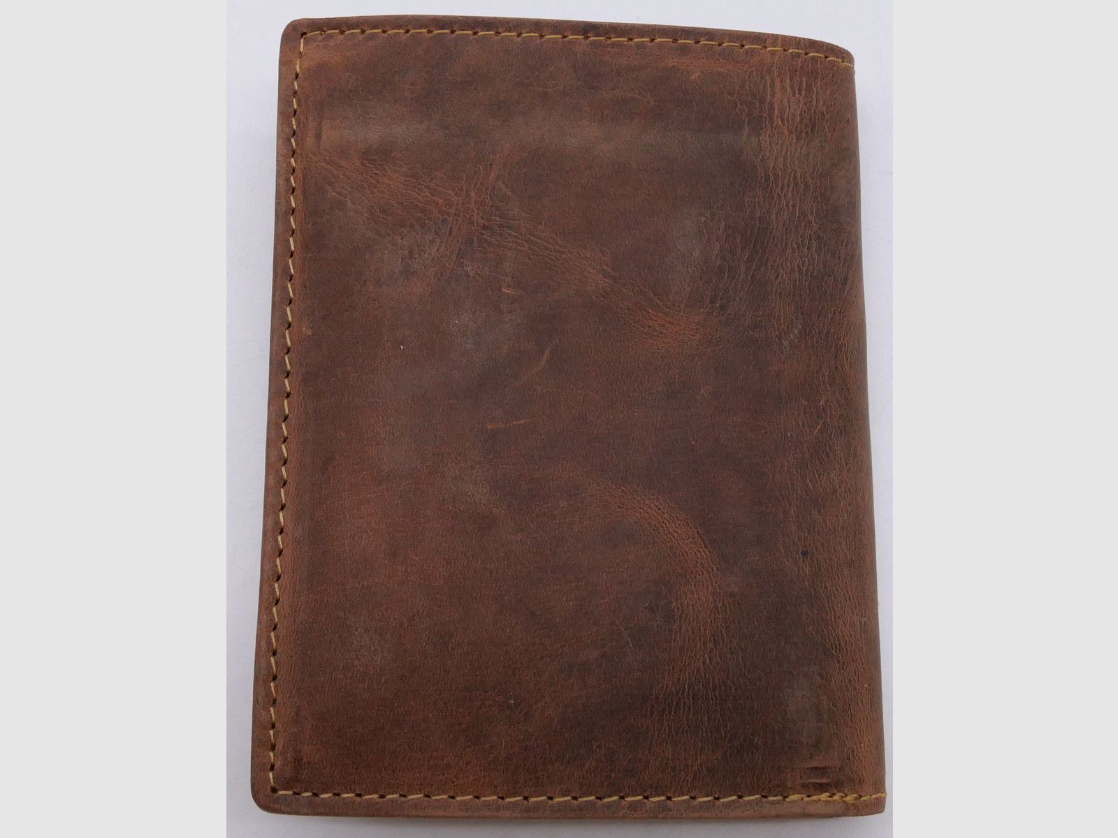 Portafoglio in pelle Greenburry marrone Vintage Animal Collection testa di cinghiale 1701-Wild Boar-25