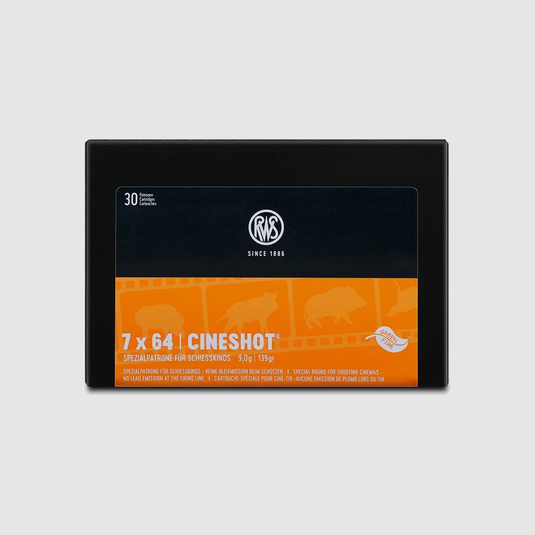 RWS Cineshot kogelmunitie 7x64 9,0 g