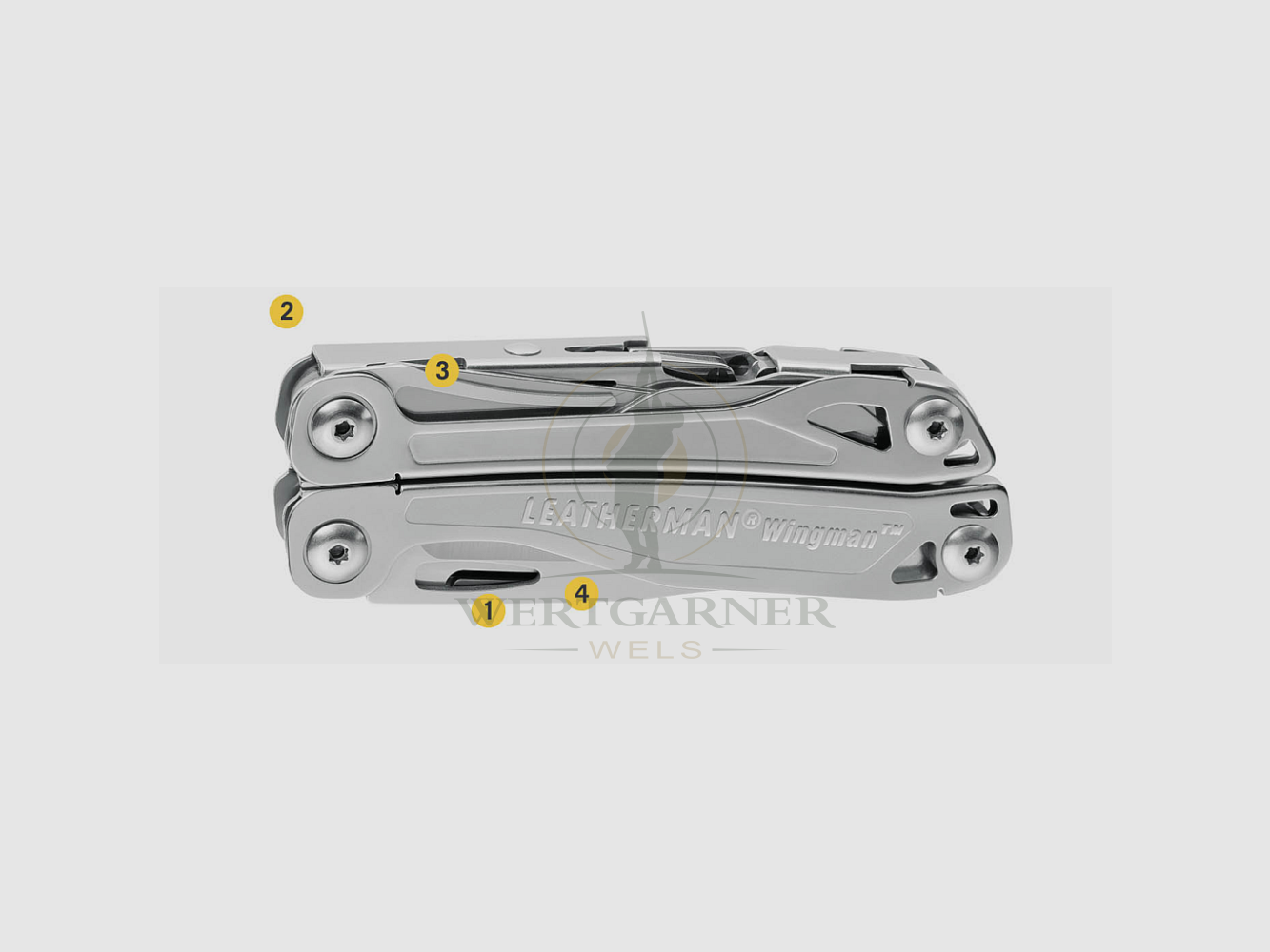 Leatherman Wingman Multitool in acciaio inossidabile, immagine 2 di 8