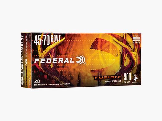 Federal Ammunition .45/70 Government Fusion 19.4g/300grs.