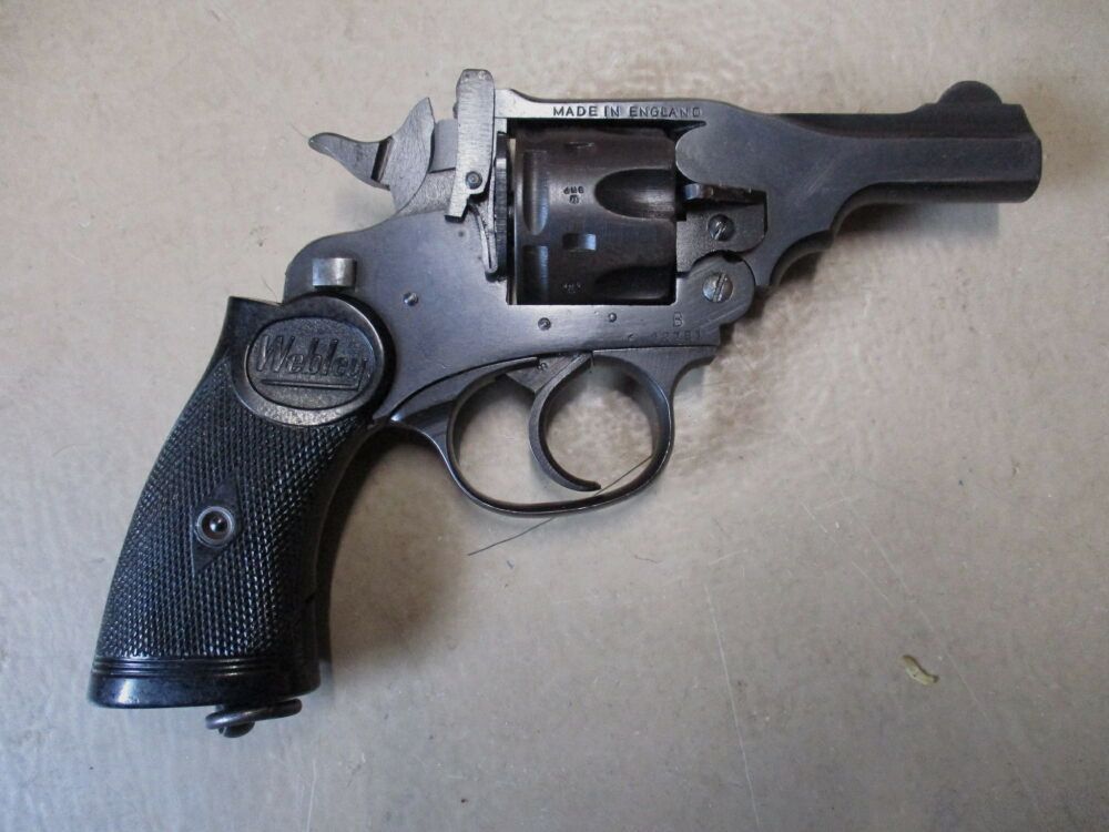 Revolver Webley 3" mit Sicherung .38 S&W MK IV