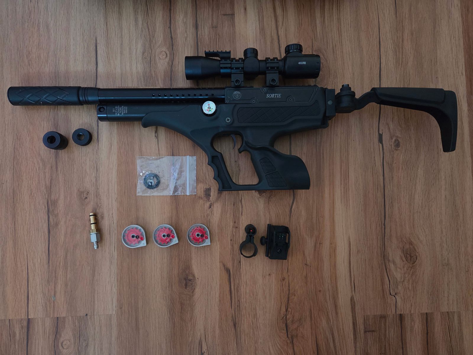 Hatsan Sortie Pistolet à air comprimé 5,5 mm PCP Neuf Comme Neuf