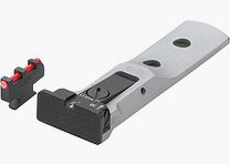 LPA TXT0107-F2-SILVER BA adjustable revolver sight for 629, 686, 586, 627, 66, 67, 696, 17, 19, 657, 610, 625, 29, 27 and new for caliber .50 – Black sight picture