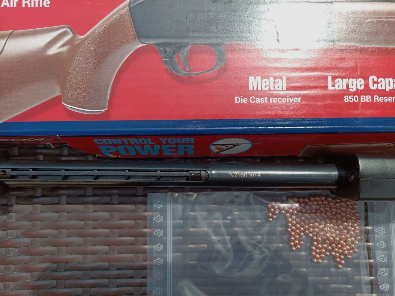 Luftgewehr Crosman 2100 Classic 4,5 mm Diabolo und BB