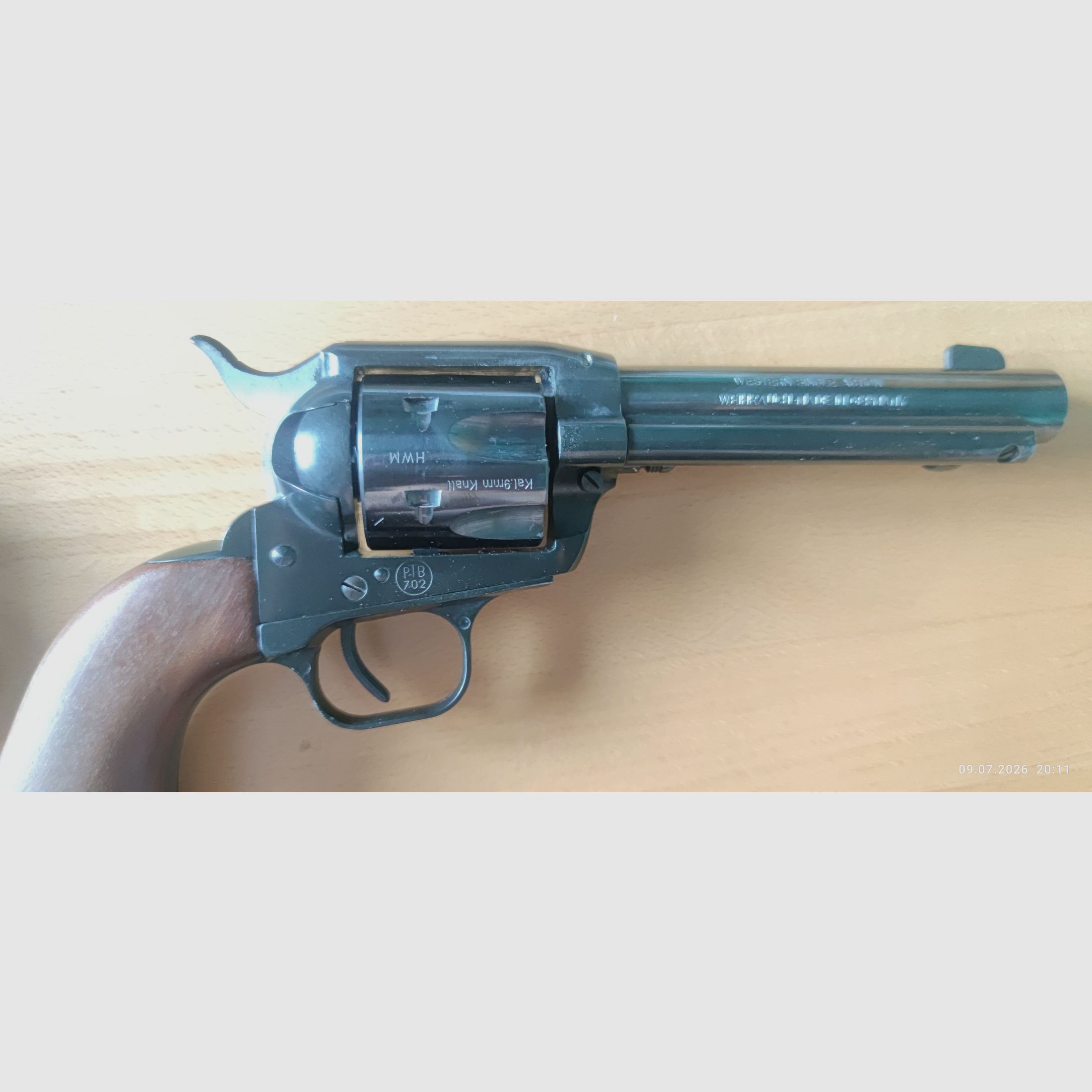 Weihrauch SAA 5,5 cala 9 mm RK Western Rewolwer