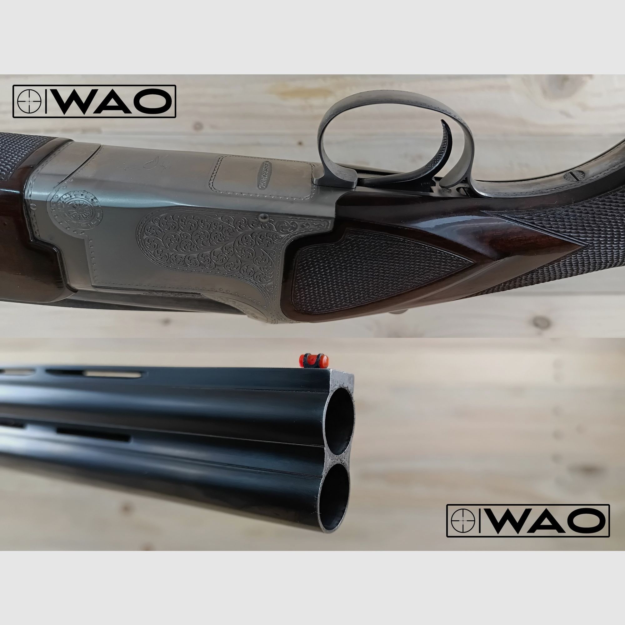 Bockdoppelflinte Winchester Pigeon Grade, Kal.12/70