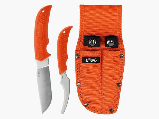 Kit de depecage walther hunter knife set 3 - orange