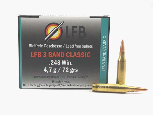 LFB 3 Band Classic .243 Win. 4.7g
