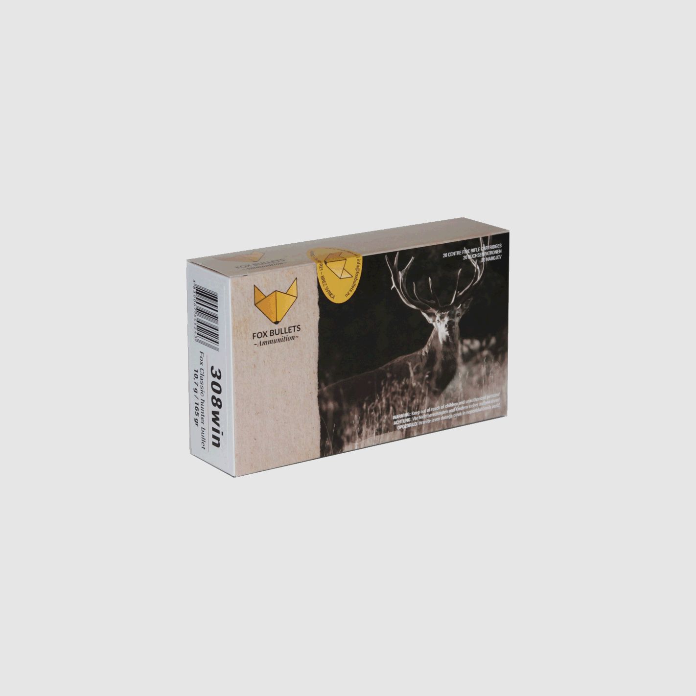 Fox Munition Kal. 30-06 Springfield 165gr 20Stk, Bild 1 von 7