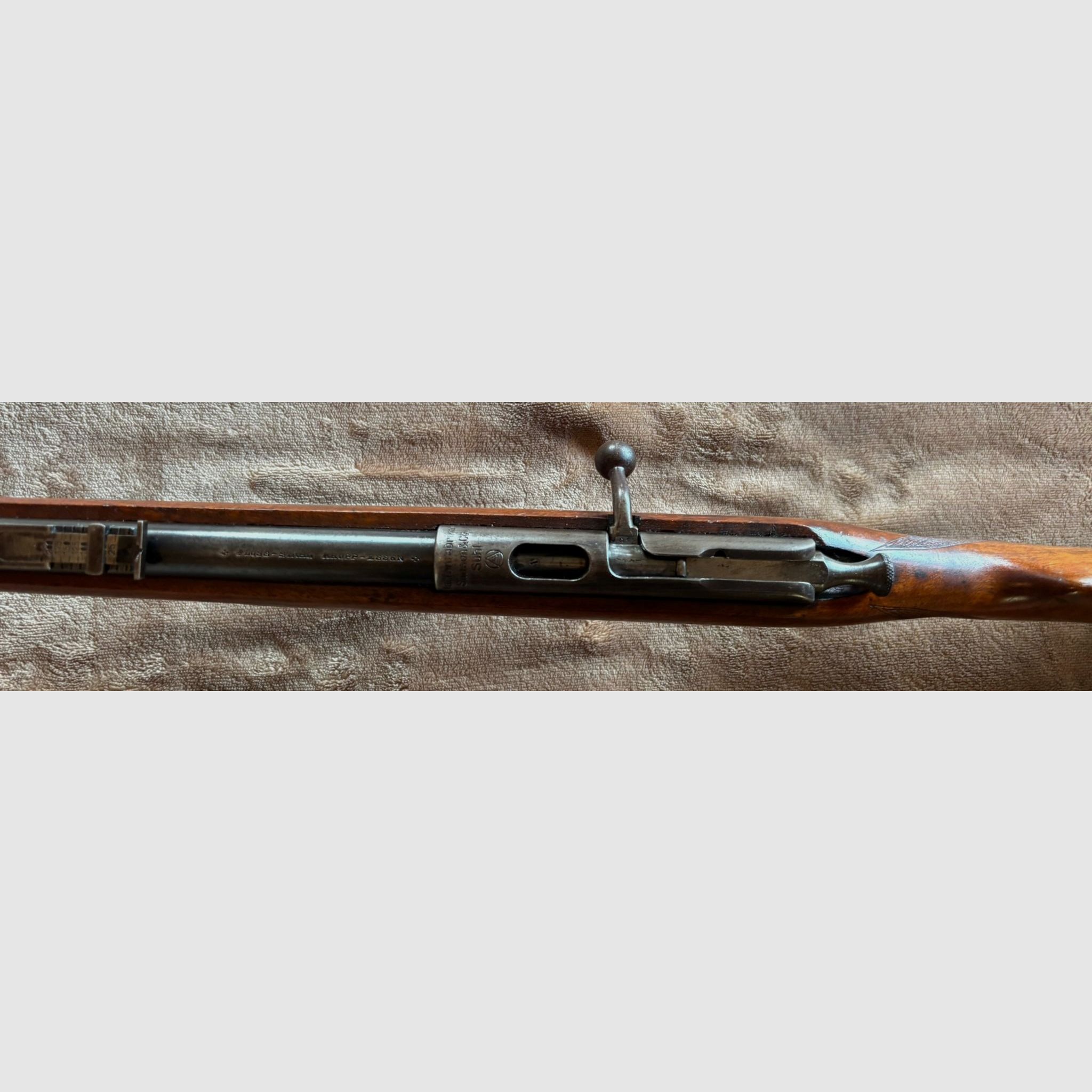 Fucile a ripetizione 22 Long Rifle Simson&Co Suhl rarità con mirino aperto