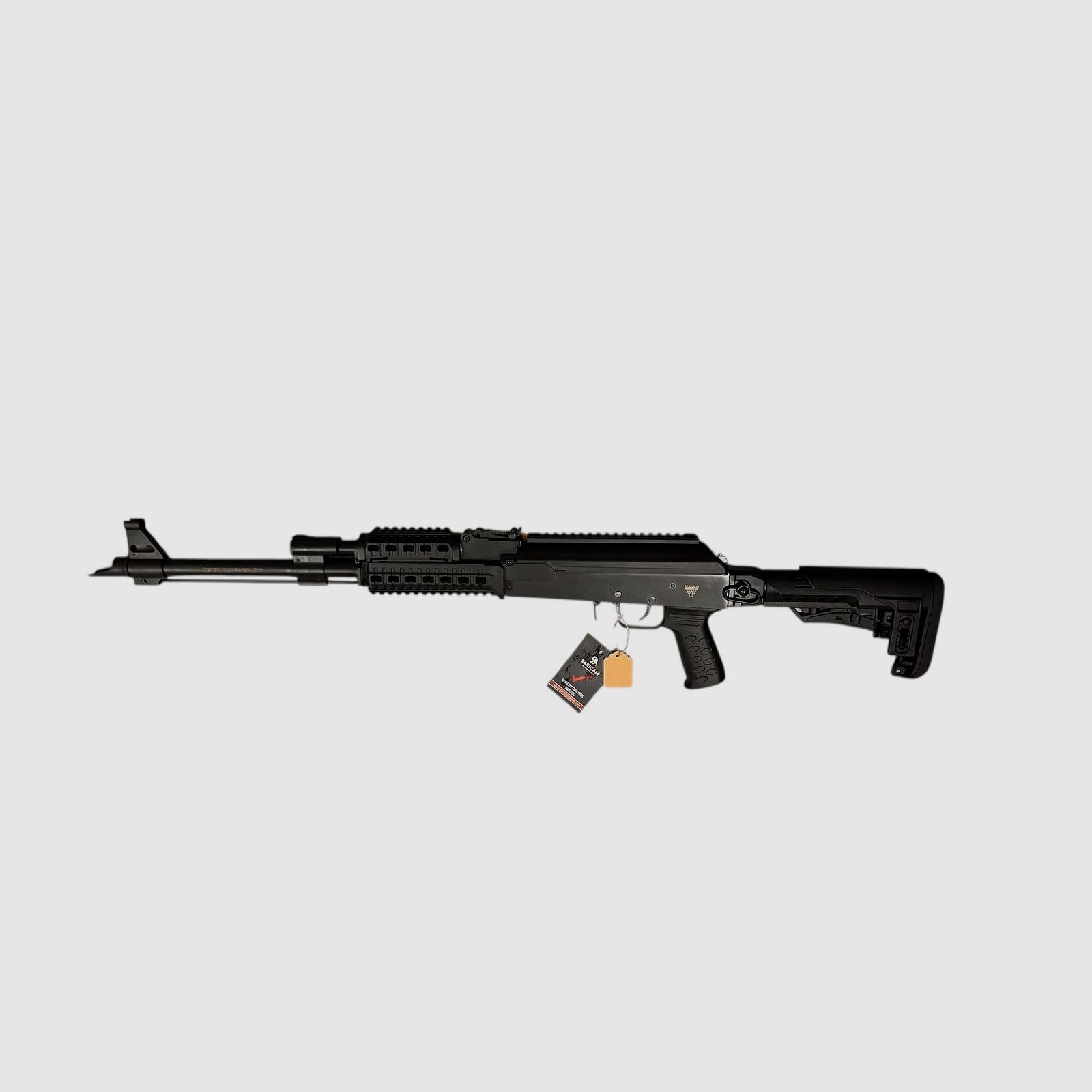 Saricam SS-47 A-102 12/76 – halfautomatisch hagelgeweer met gasdruklaadsysteem, afbeelding 1 van 2