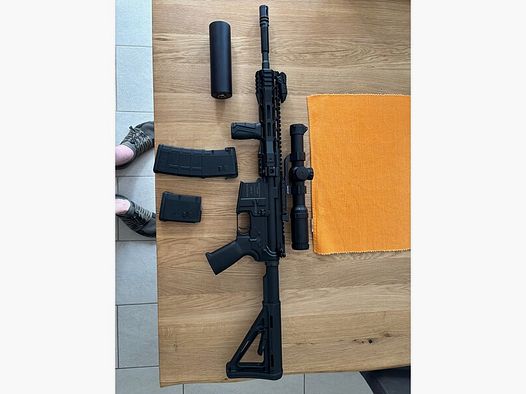 BTS 15 - 14,5" .223 Rem ink. 7 Magazine und Jaki i3 SD - kaum geschossen
