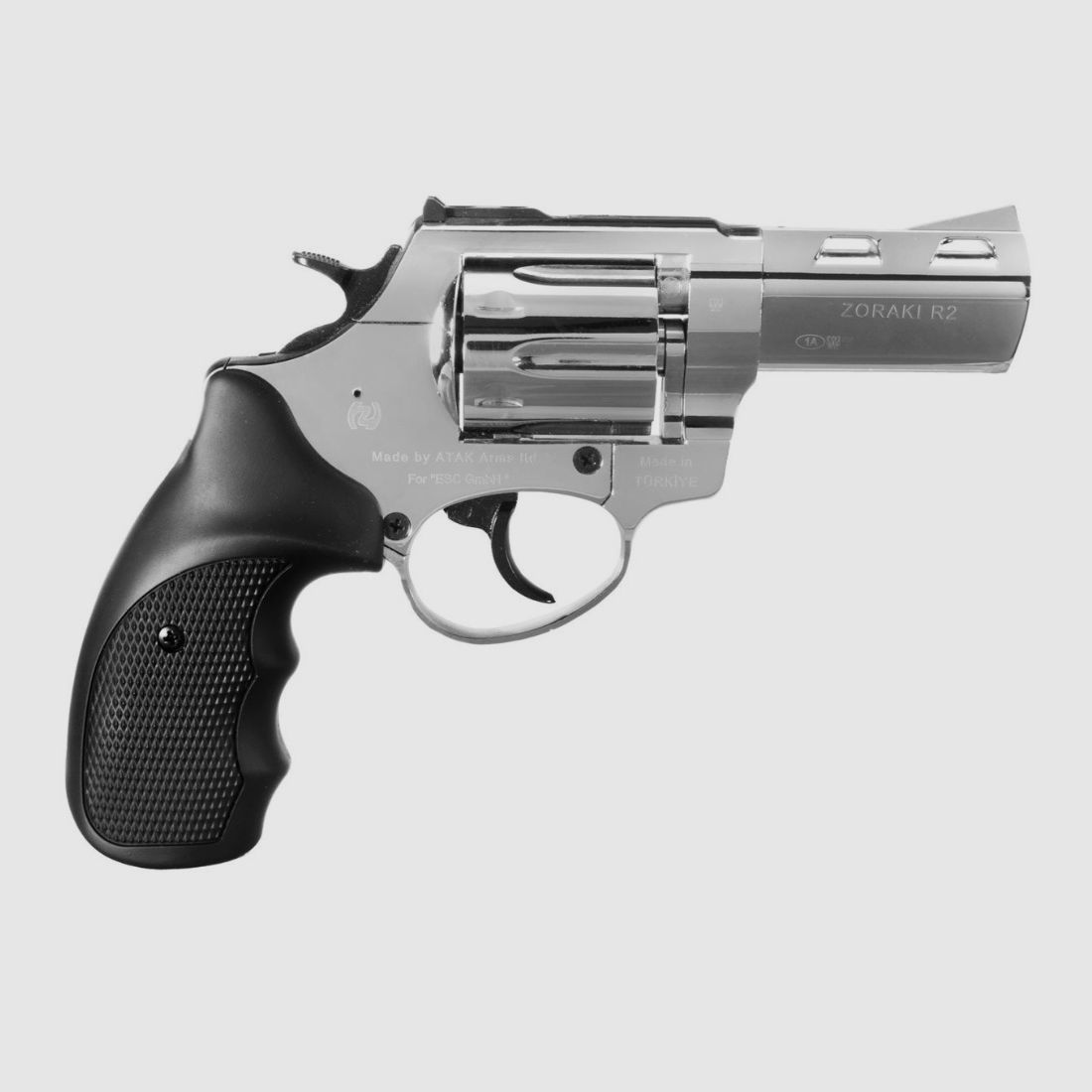 Zoraki Schreckschussrevolver verchromt 3Zoll Kaliber 9mm RK 