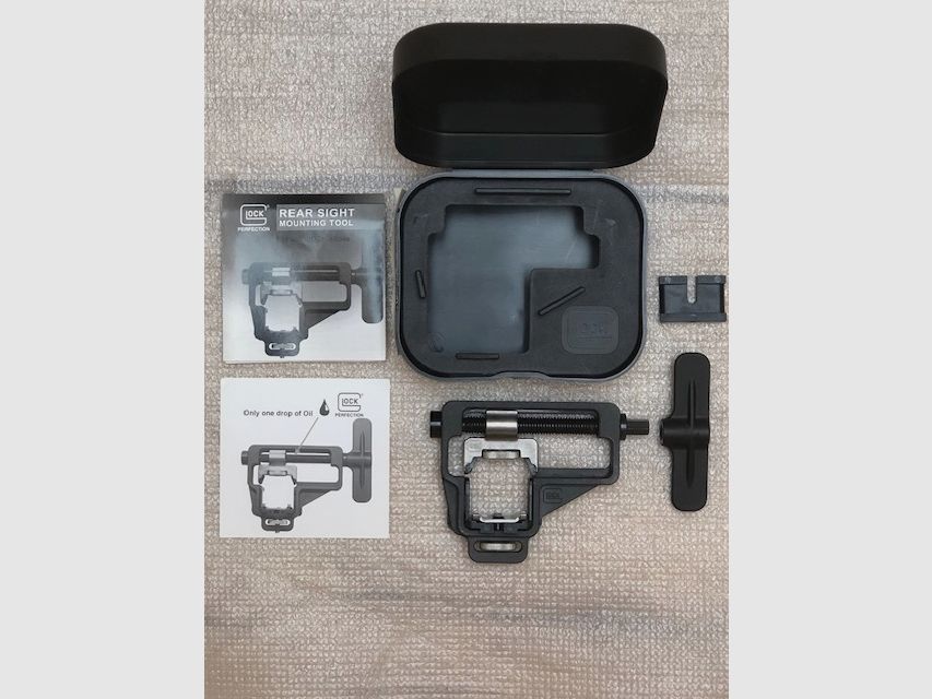 Kimmenwechselgerät für Glock Pistolen in Kal. 9mm /.40S&W / 45Auto und Slim Line
