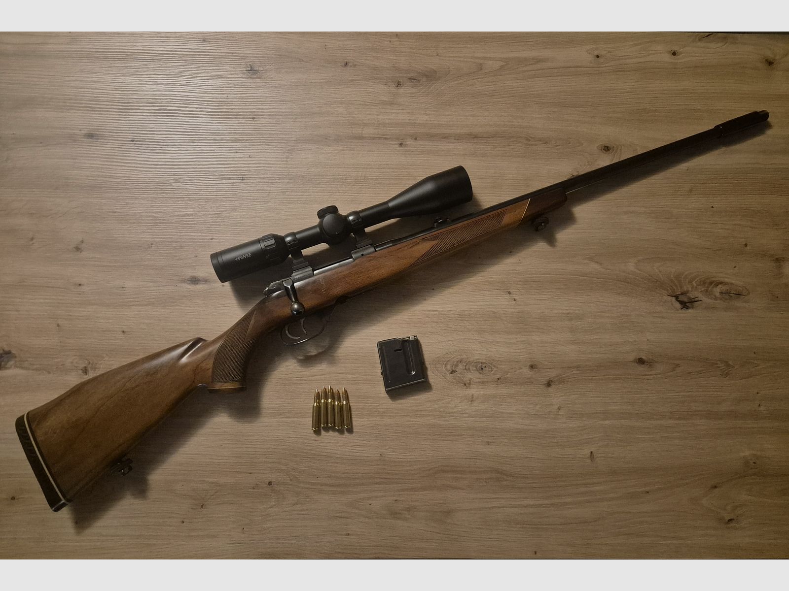 Repeater rifle .222 Remington – Brünner Fox 2 including Hawke 4–16x44 scope