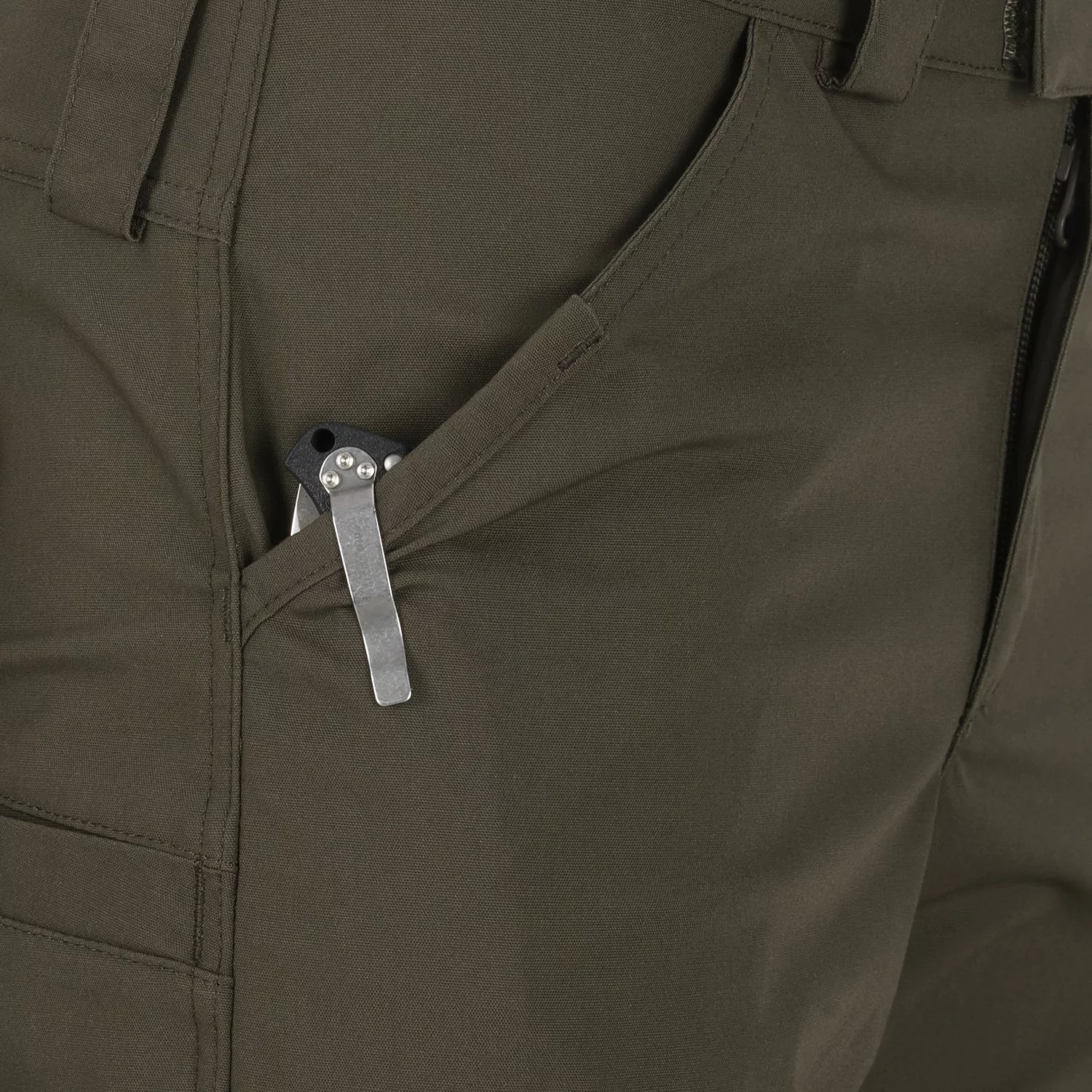 Pantalon Helikon Woodsman – DuraCanvas – Vert taïga (SP-WDN-DC-09-B03), image 10 sur 18