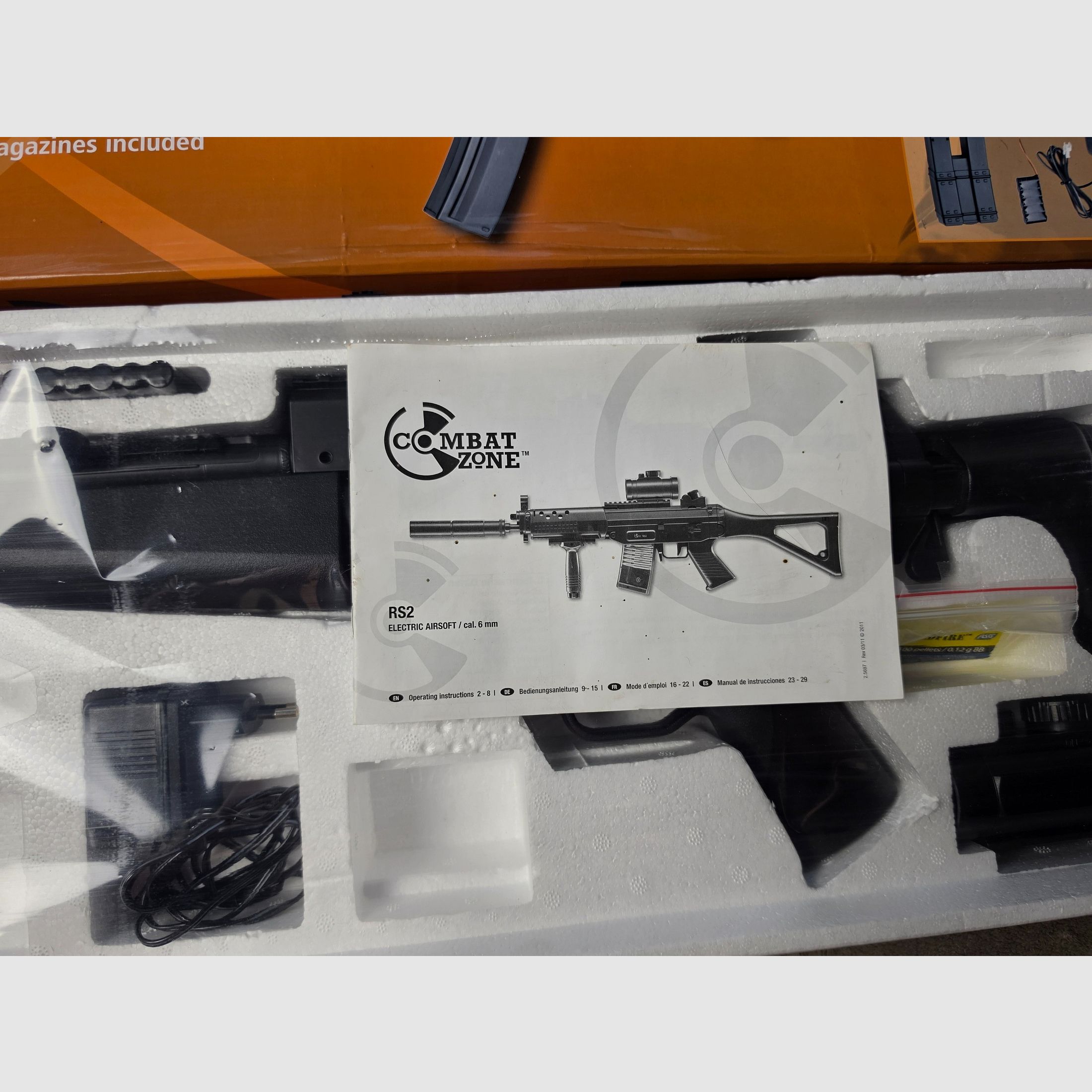 ASG B&T BT5 A5 Airsoft AEG Softair (Cal. 6mm BB) en set completo con accesorios OVP, imagen 10 de 10