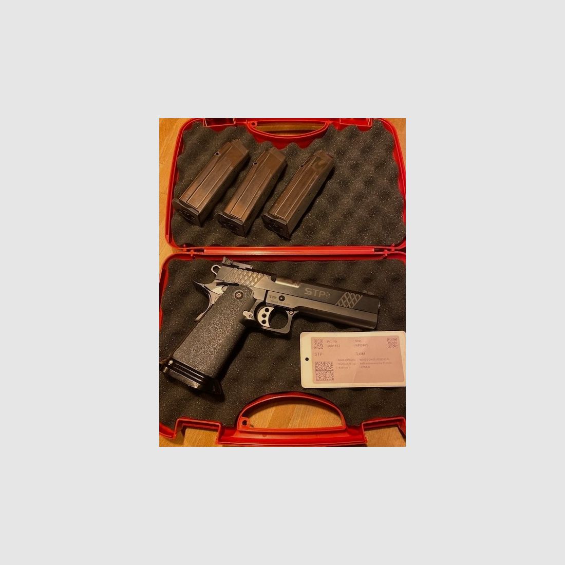 STP Loki 5.0 40S&W schwarz mit 3 Magazinen