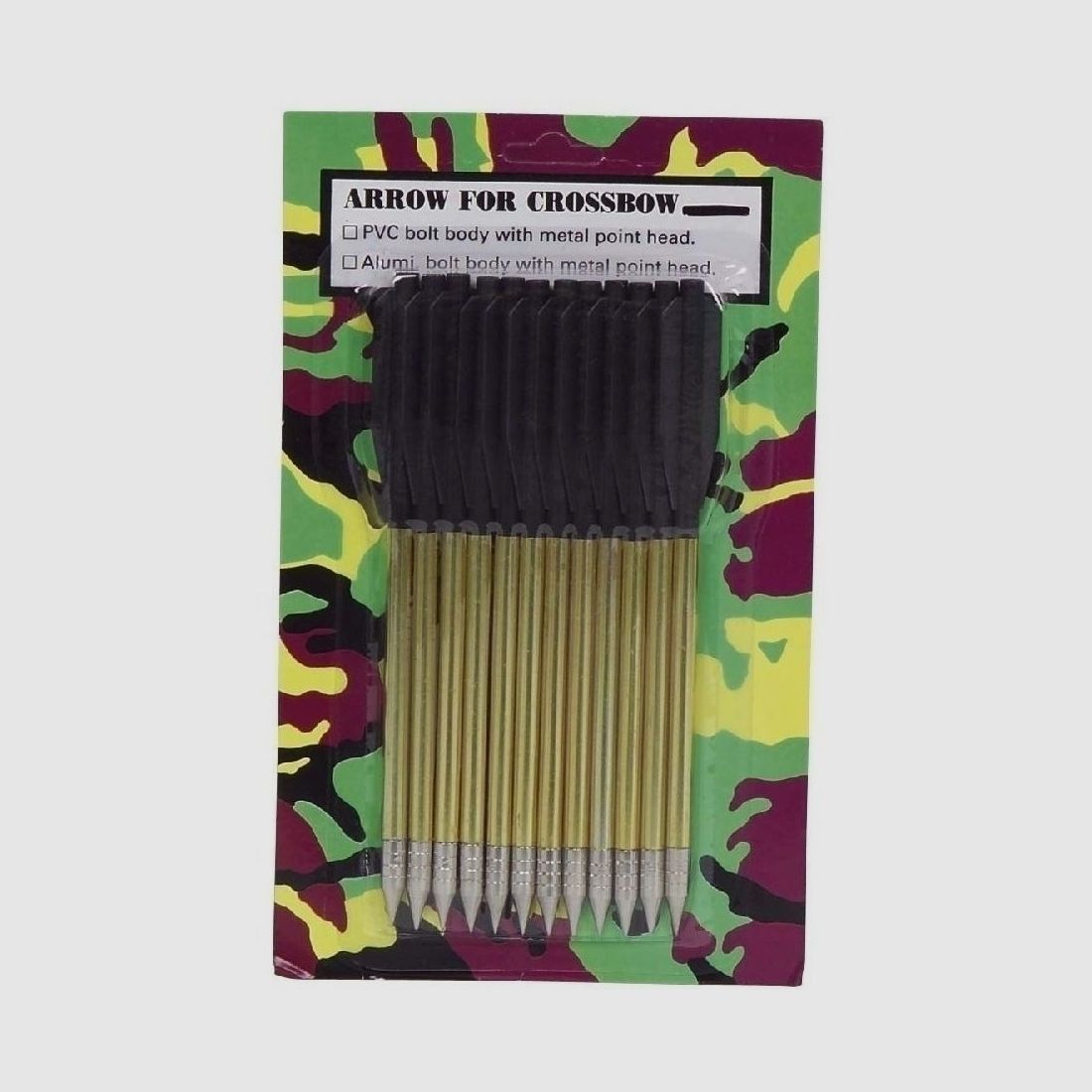 Replacement arrows made of metal