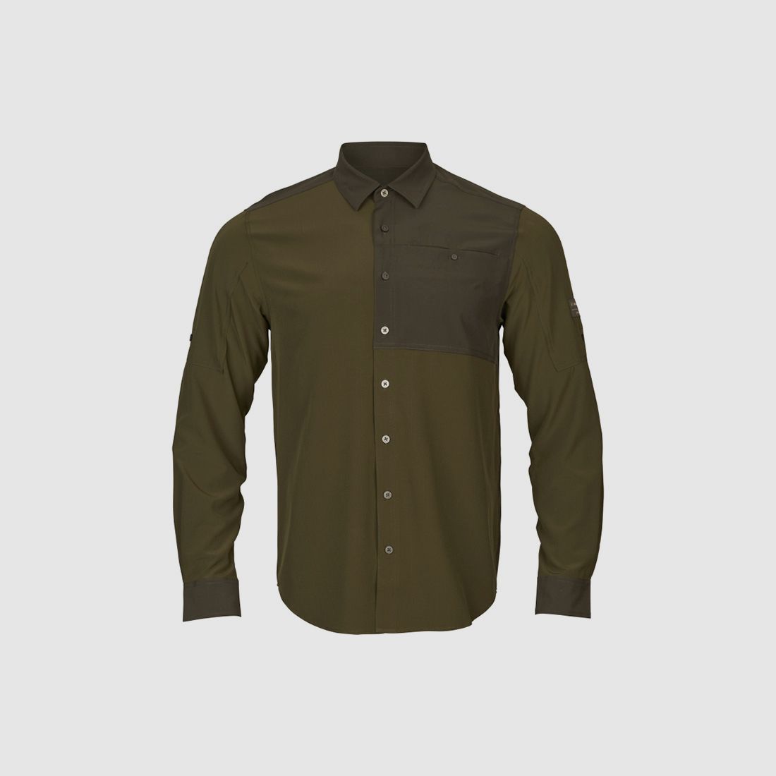 Härkila Logmar Lightweight Verde Oliva Oscuro/Verde Sauce Camisas de Caza y Ocio para Hombres
