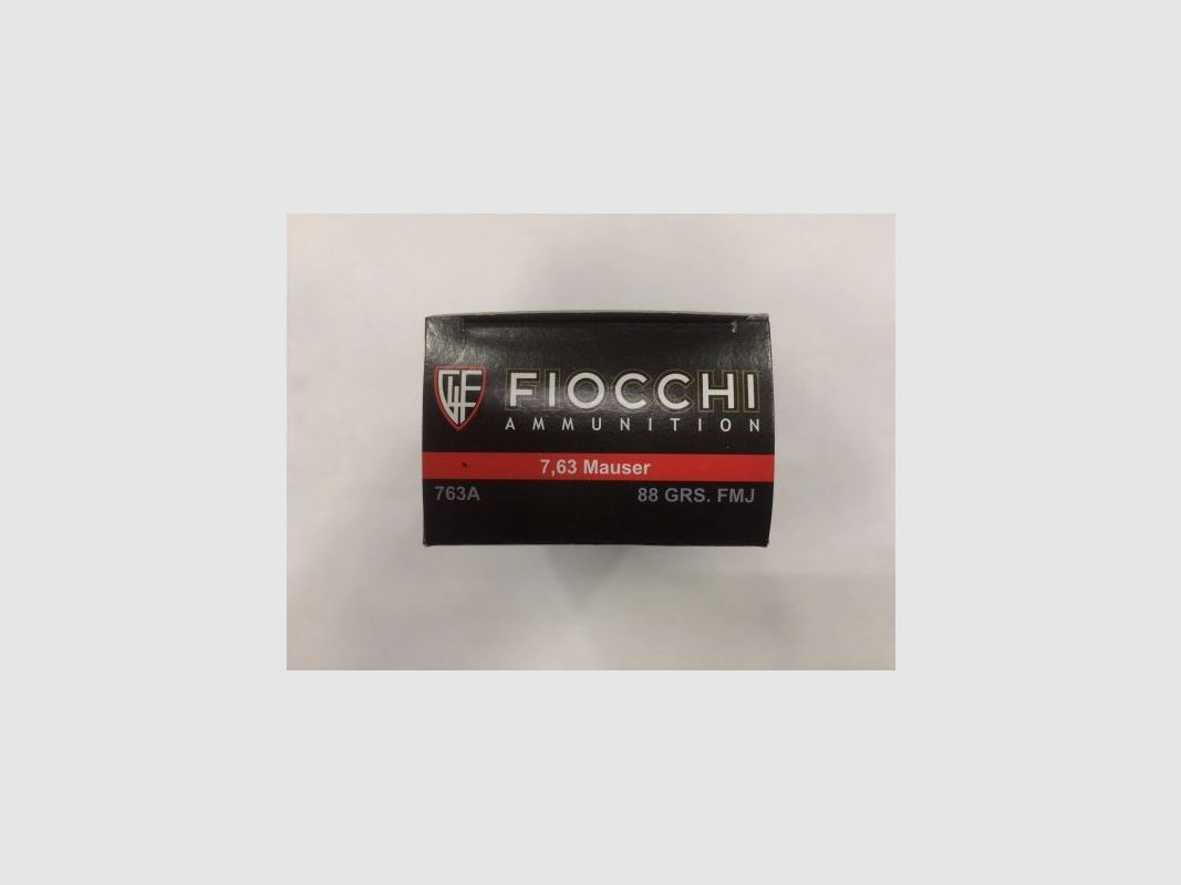 FIOCCHI PATRONEN 7,63MAUSER 88 GR, Bild 1 von 2