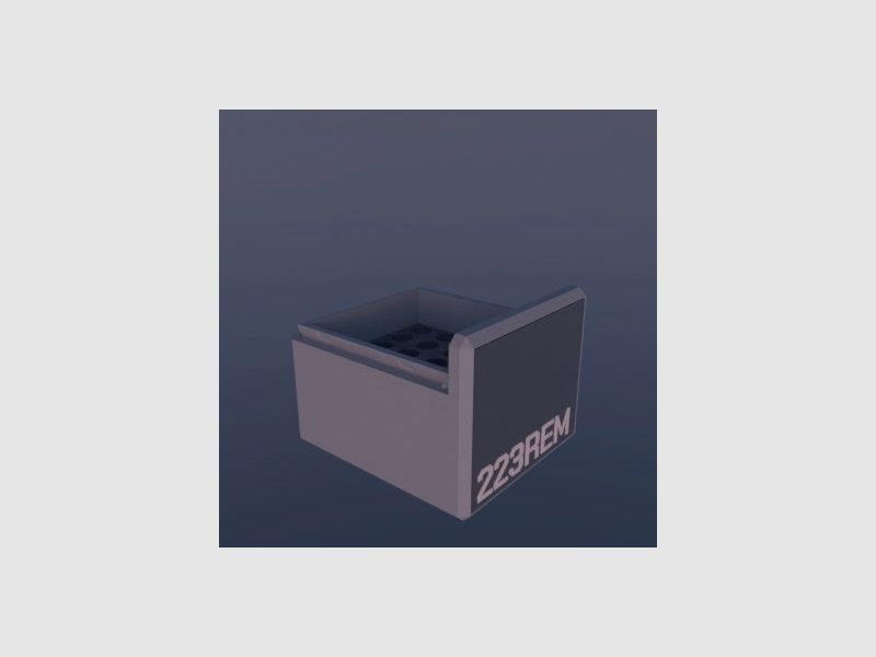 Filamelt Munitionsbox / .223 Remington / 5.56 / ‘Schiebedeckel’ / Patronenbox, Ammo Box